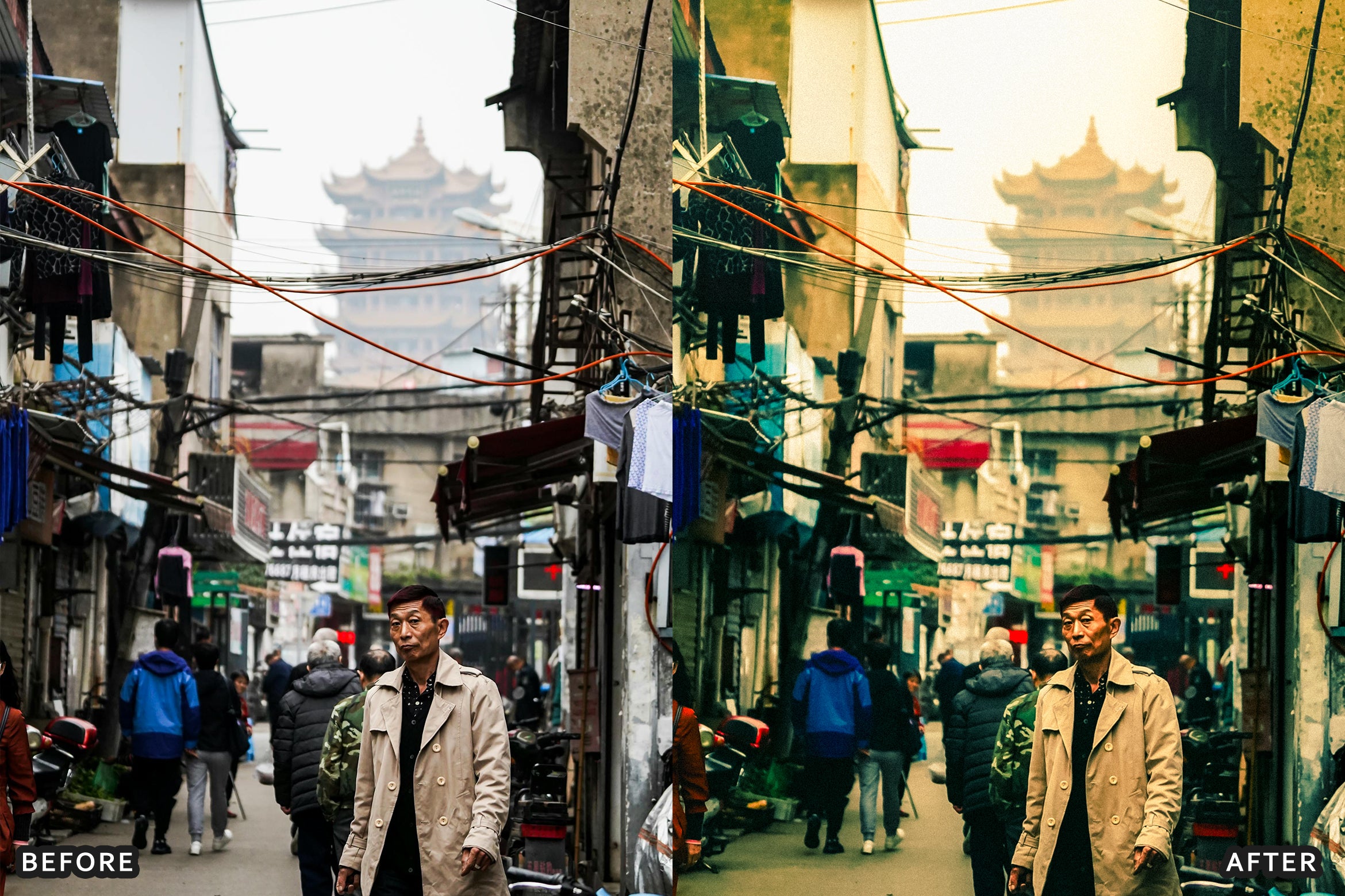 AI-Optimized Warm Pastel Street Film Lightroom Presets - Lightroom Presets - by AAA Presets