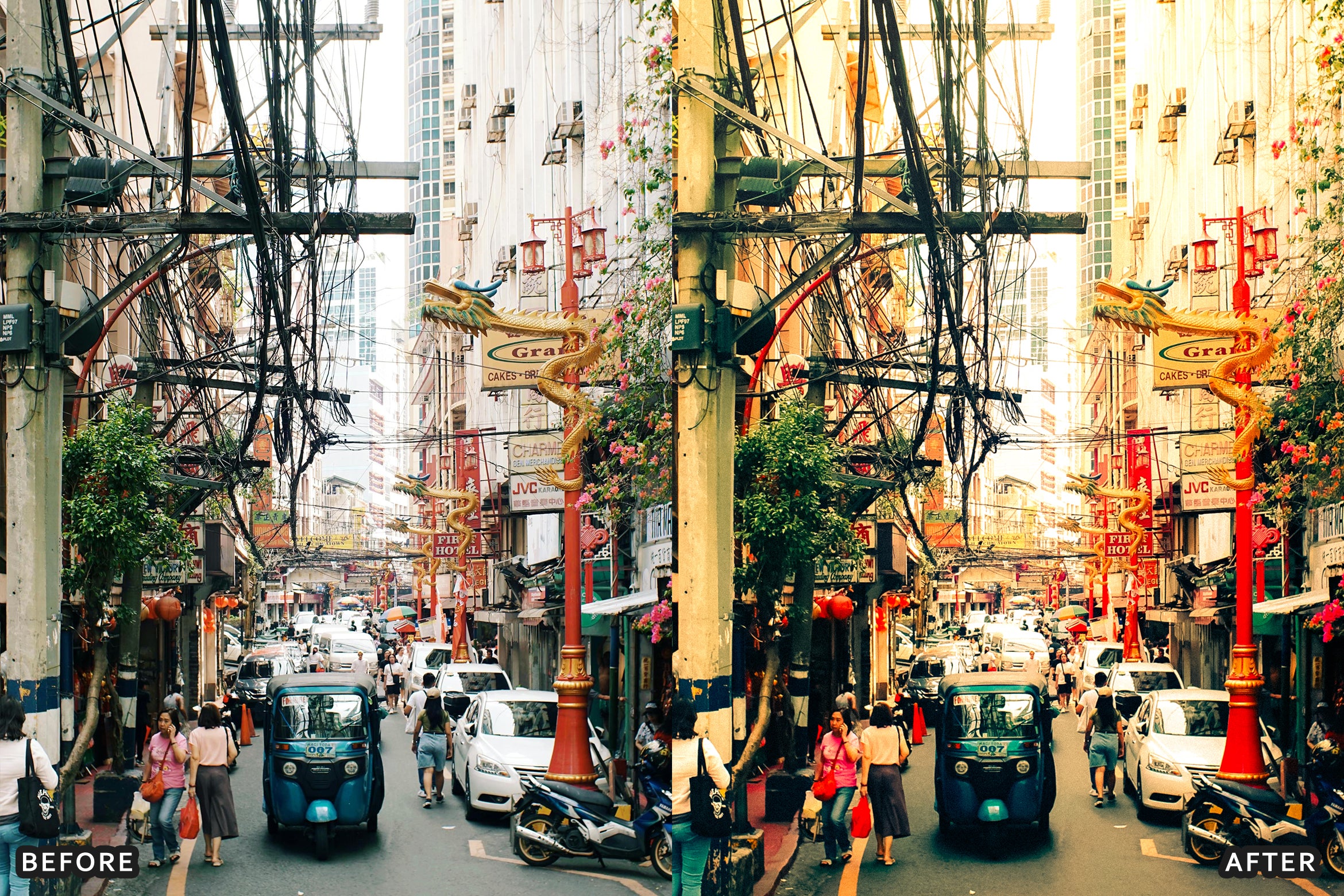 AI-Optimized Warm Pastel Street Film Lightroom Presets - Lightroom Presets - by AAA Presets