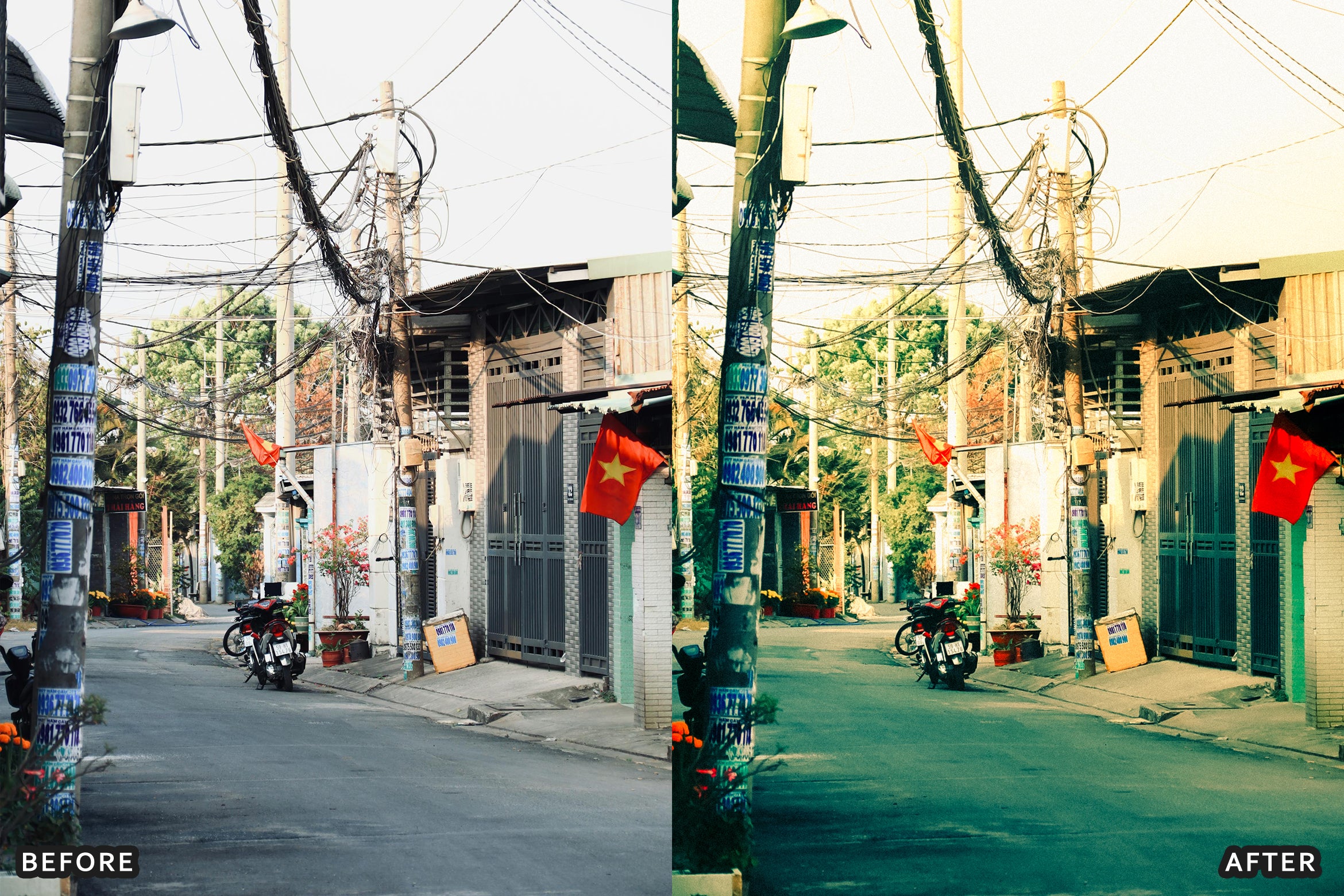 AI-Optimized Warm Pastel Street Film Lightroom Presets - Lightroom Presets - by AAA Presets