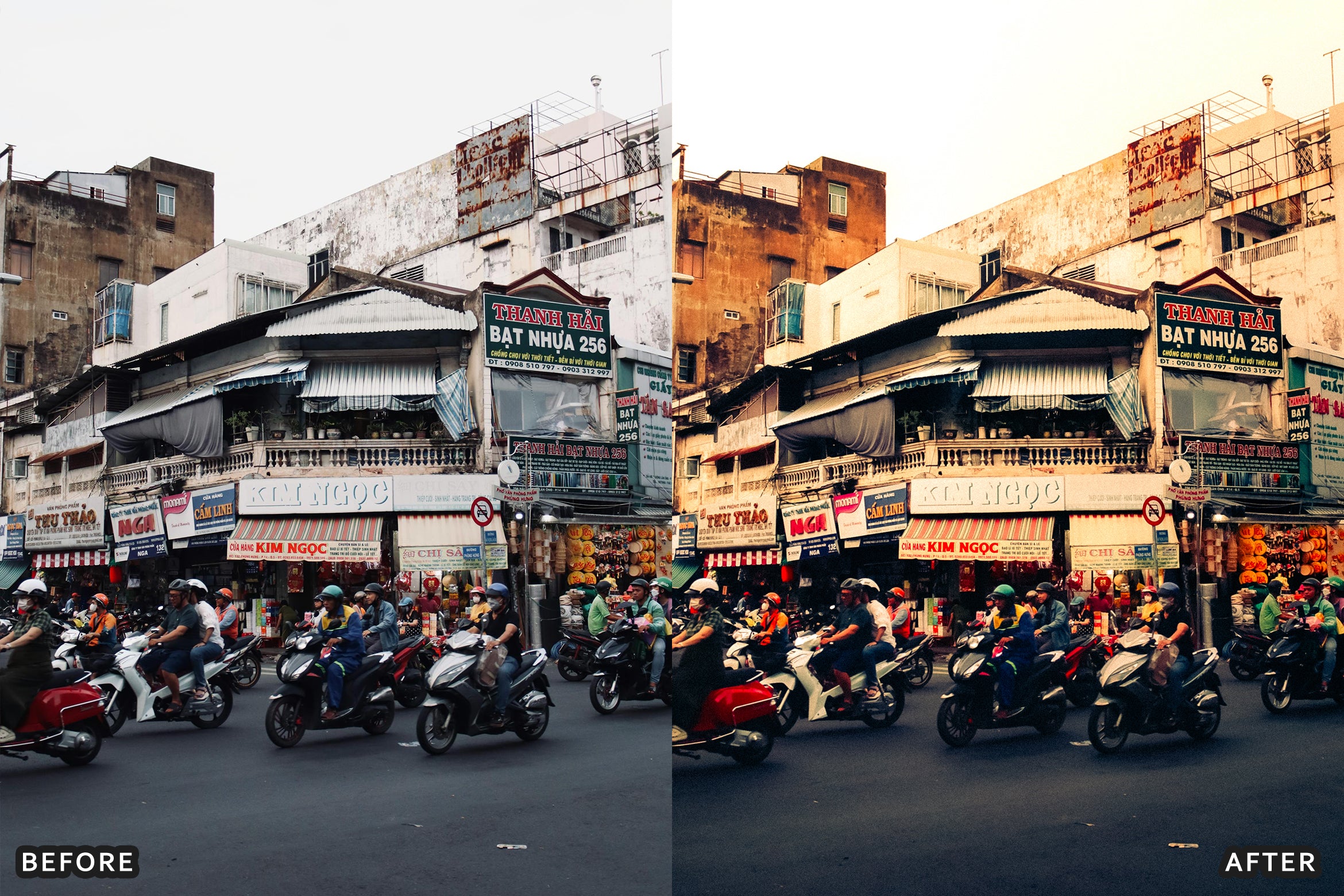 AI-Optimized Warm Pastel Street Film Lightroom Presets - Lightroom Presets - by AAA Presets