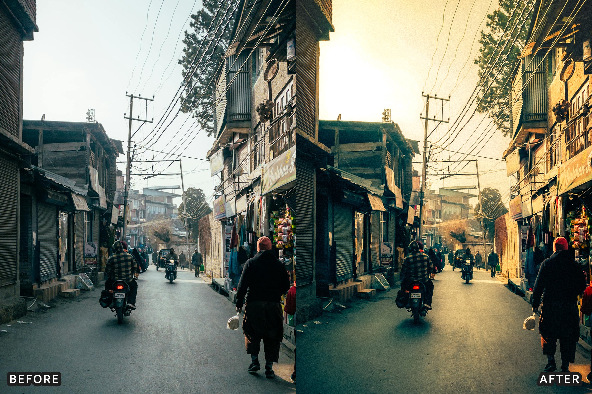 AI-Optimized Warm Pastel Street Film Lightroom Presets - Lightroom Presets - by AAA Presets