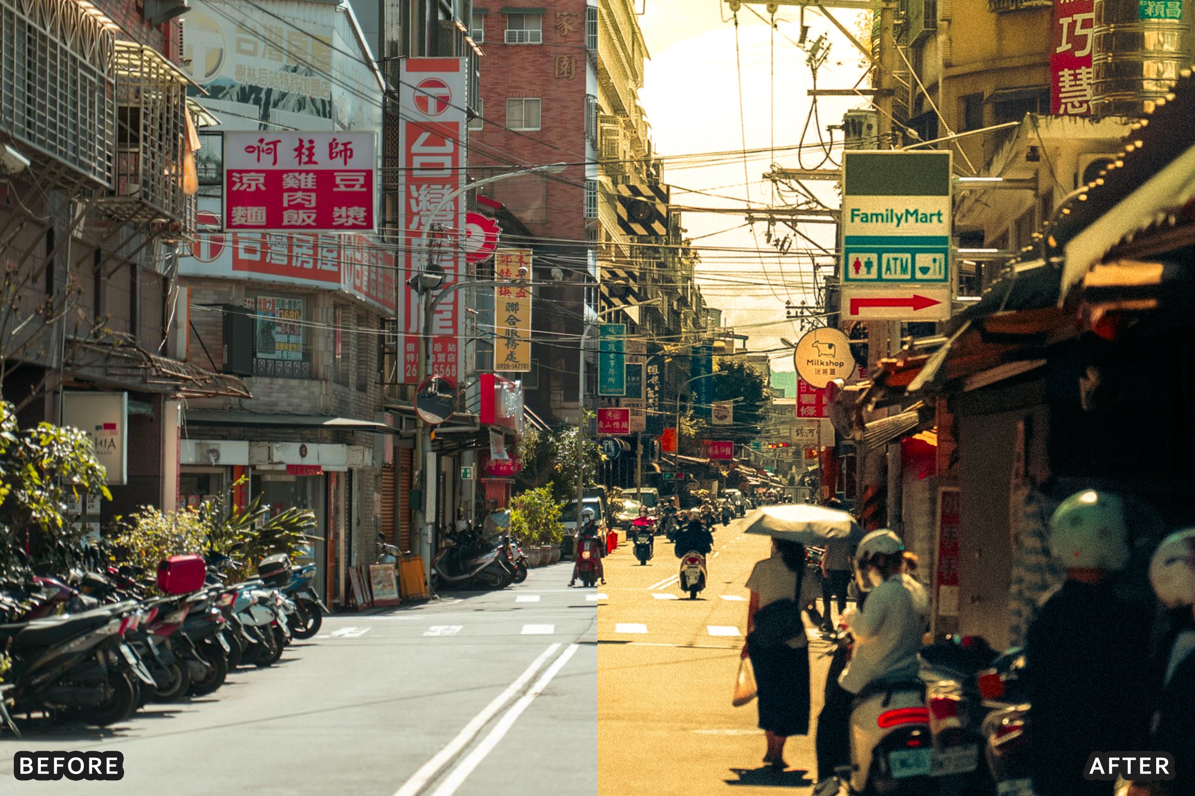 AI-Optimized Warm Pastel Street Film Lightroom Presets - Lightroom Presets - by AAA Presets