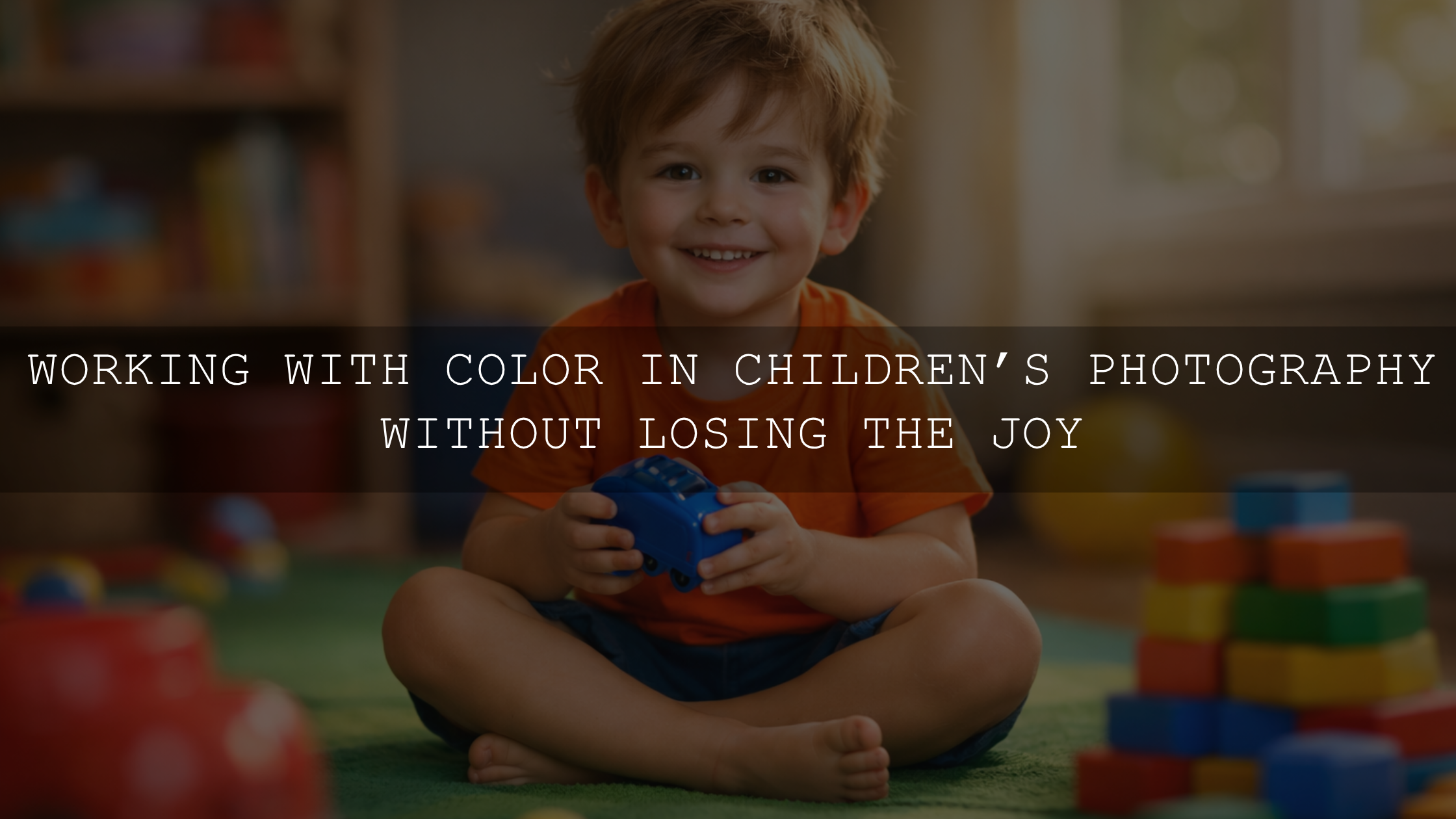 Mastering Color in Kids' Photos: From Bright Clothes to Toys and Backgrounds