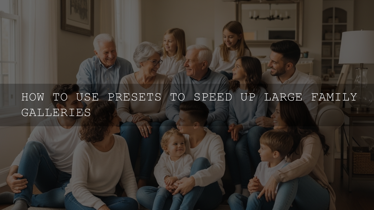 Mastering Large Family Galleries: The Ultimate Guide to Speeding Up Edits with Presets