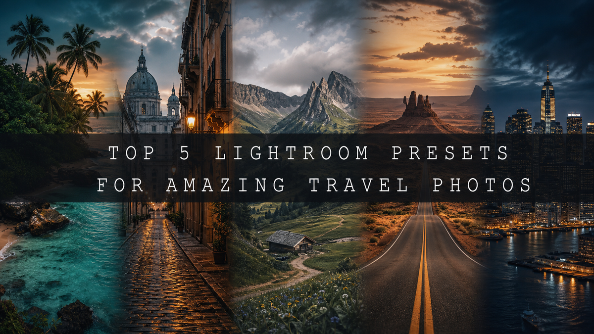 Five Lightroom presets for cinematic travel photography