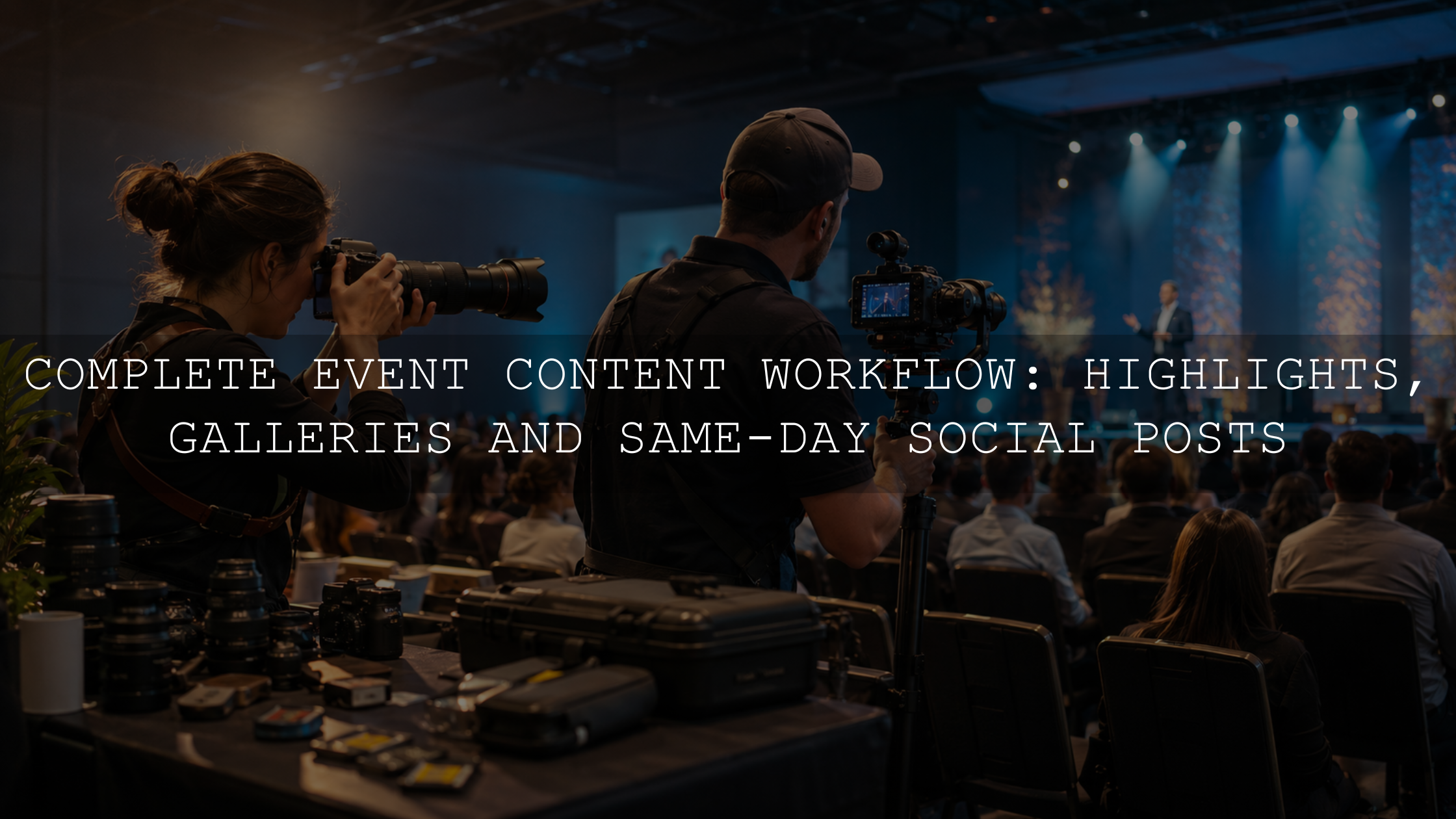 Complete Event Content Workflow: Highlights, Galleries and Same-Day Social Posts