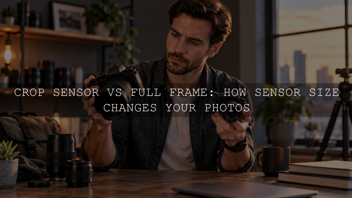 Crop Sensor vs Full Frame: How Sensor Size Changes Your Photos