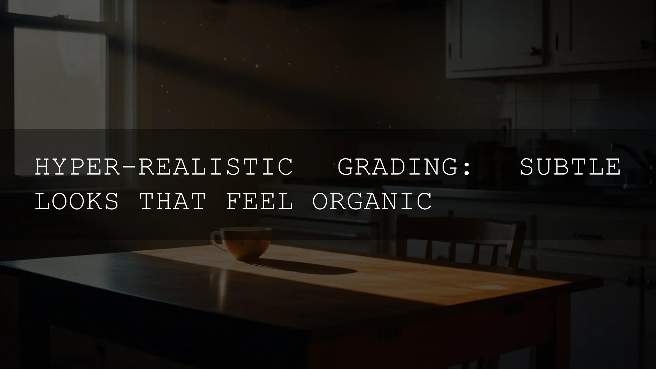 Hyper-Realistic Grading: Mastering Subtle Looks That Feel Utterly Organic ([MCM])