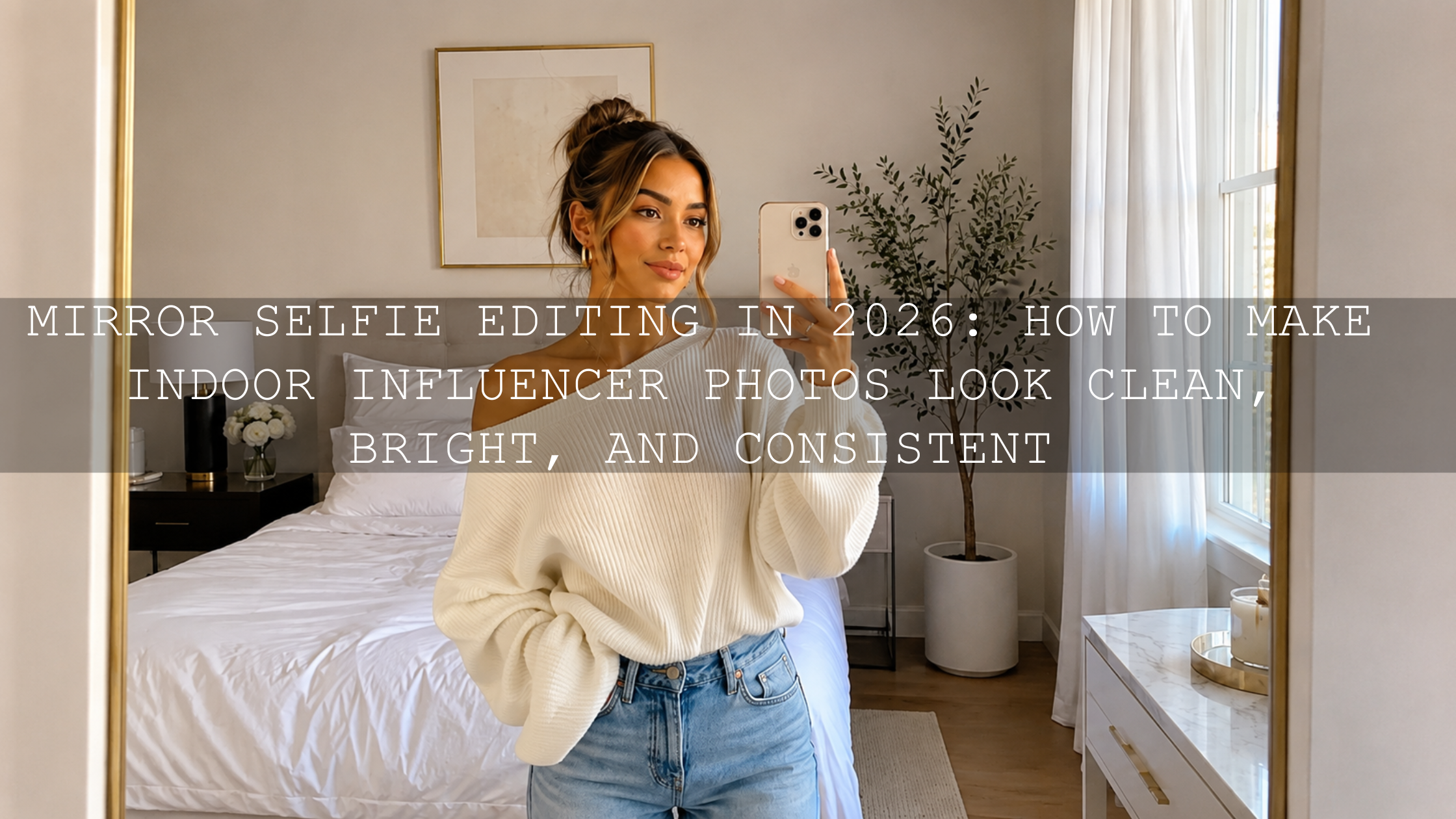 Mastering the Mirror: How to Edit Flawless Mirror Selfies & Captivating Indoor Influencer Photos in 2026