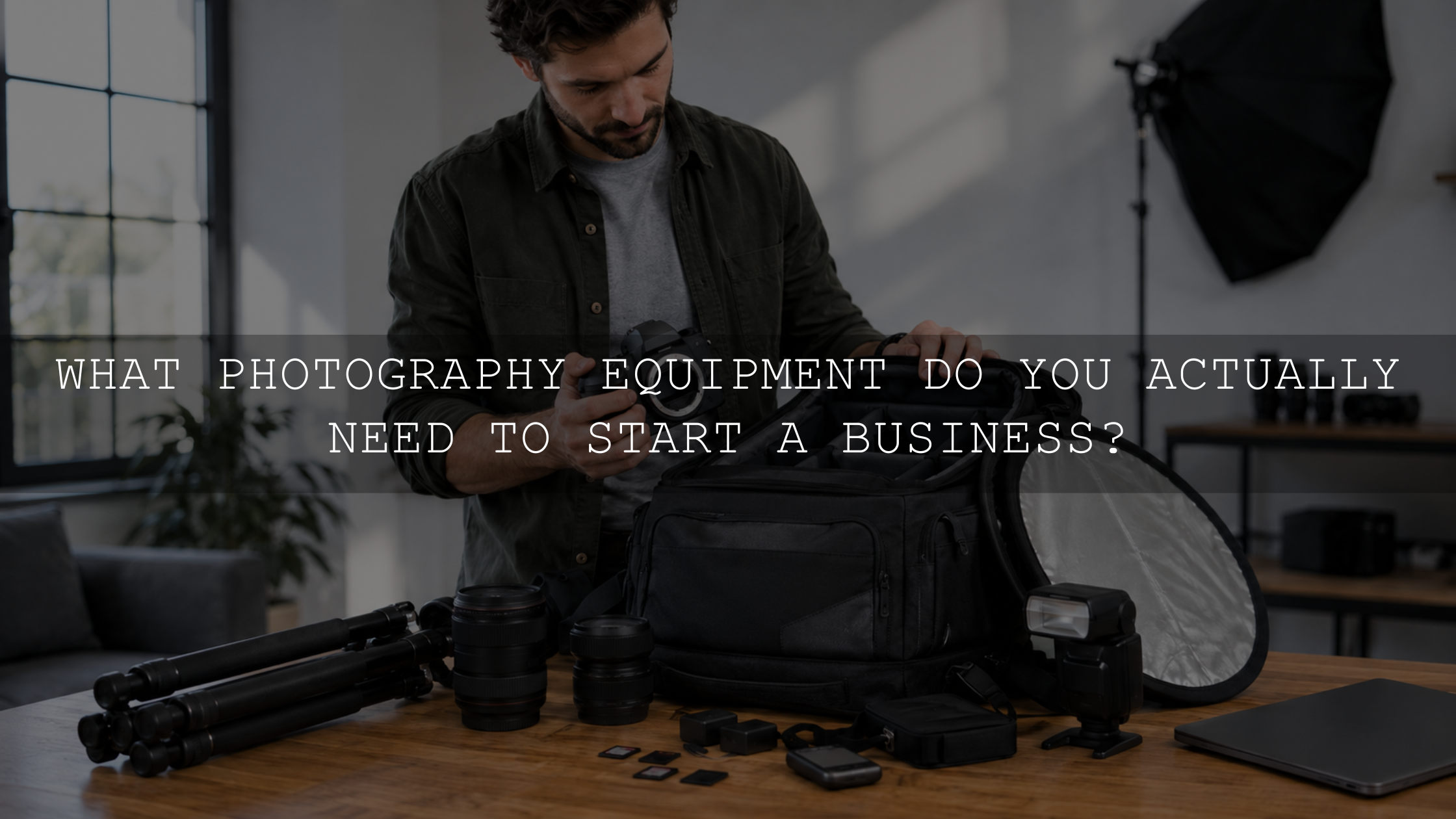 What Photography Equipment Do You Actually Need to Start a Business?