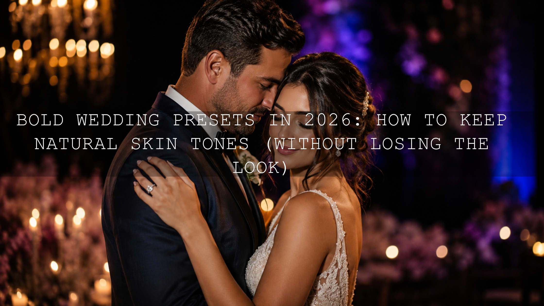Natural Skin Tones with Bold Wedding Presets (2026)