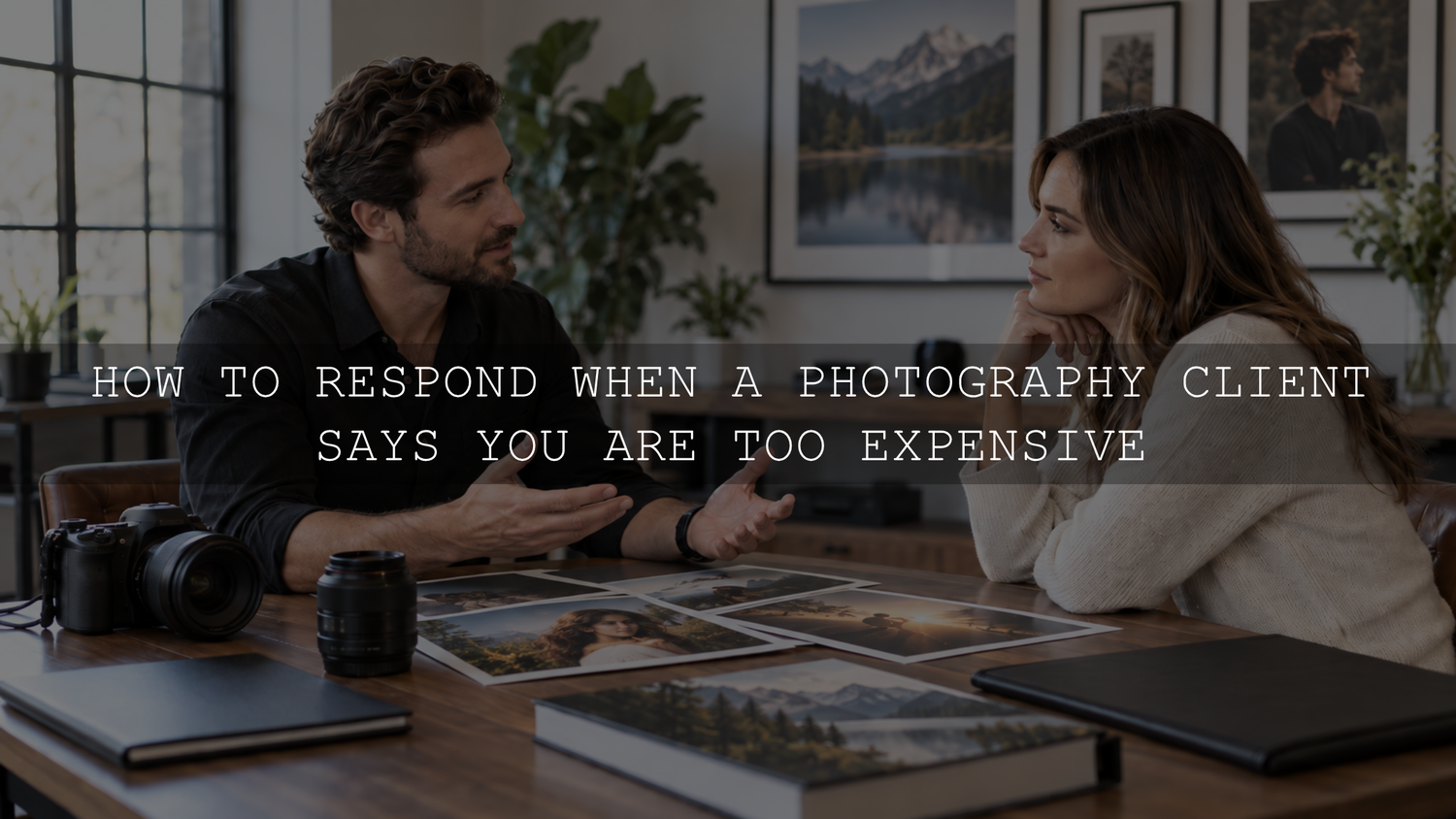How to Respond When a Photography Client Says You Are Too Expensive