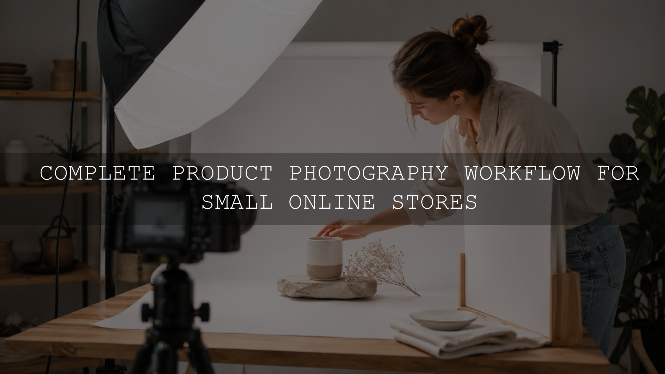 Complete Product Photography Workflow for Small Online Stores