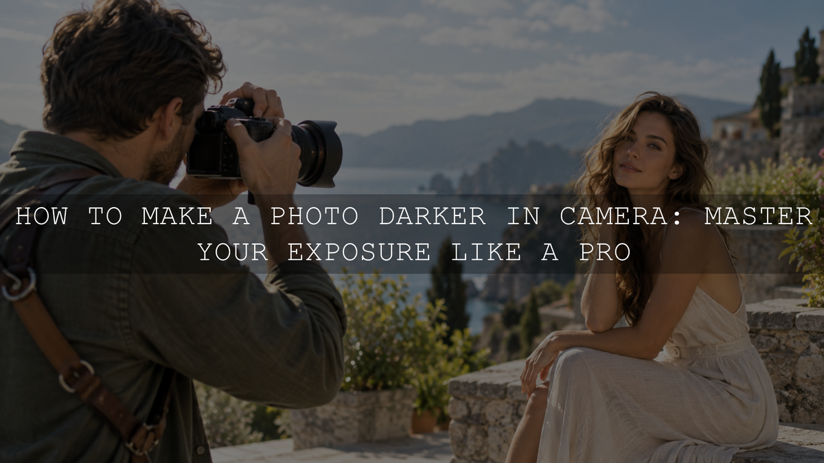 How to Make a Photo Darker in Camera: Master Your Exposure Like a Pro