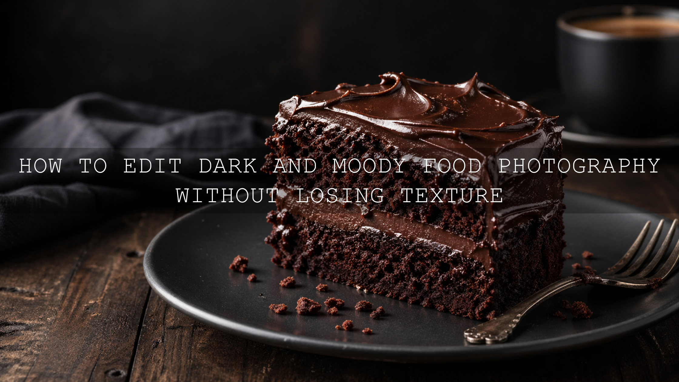 Mastering Dark & Moody Food Photography: Tips to Edit Without Losing Texture