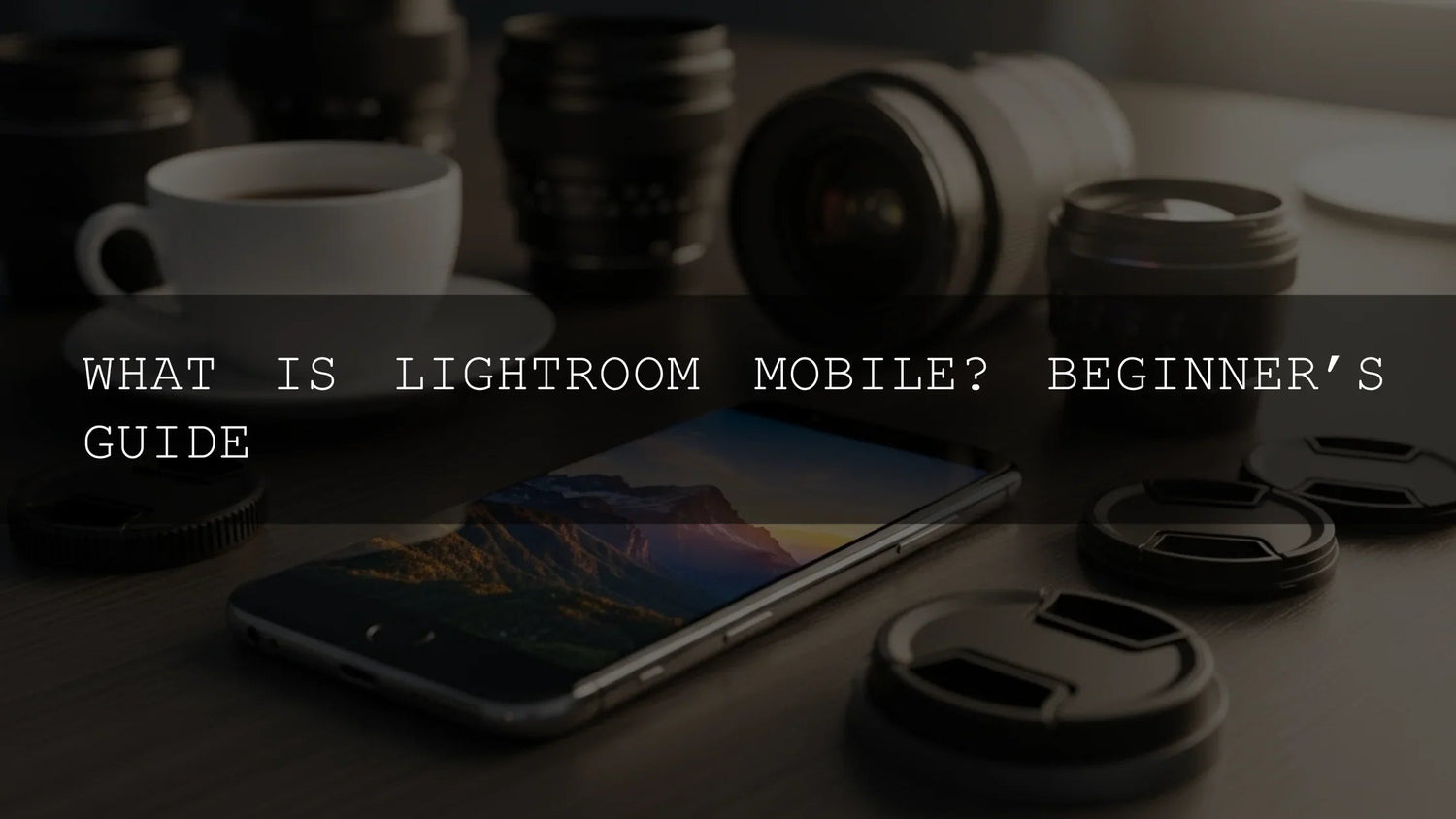Unlocking Your Mobile Photography Potential: The Comprehensive Beginner's Guide to Lightroom Mobile - AAA Presets