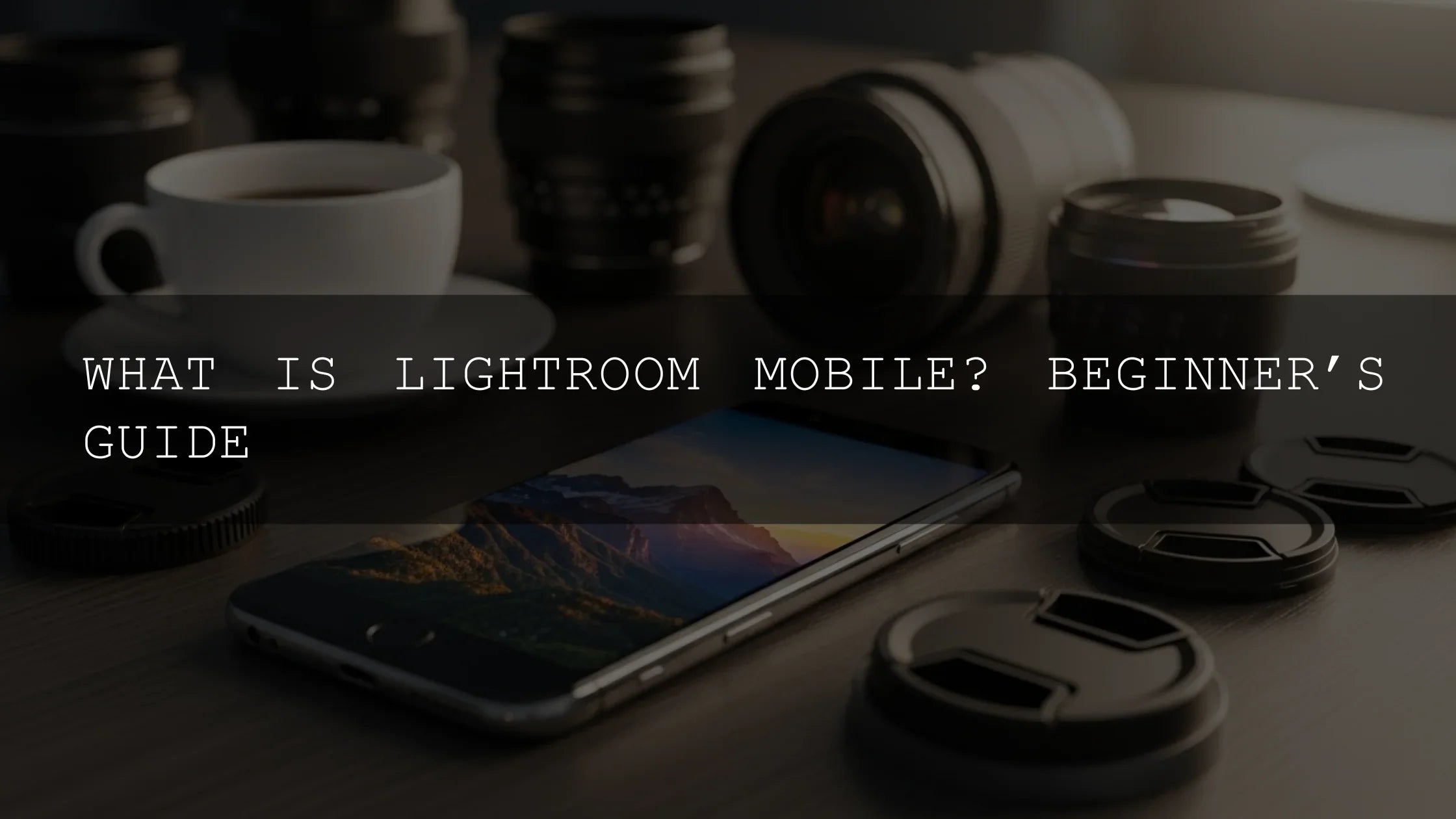 Unlocking Your Mobile Photography Potential: The Comprehensive Beginner's Guide to Lightroom Mobile - AAA Presets