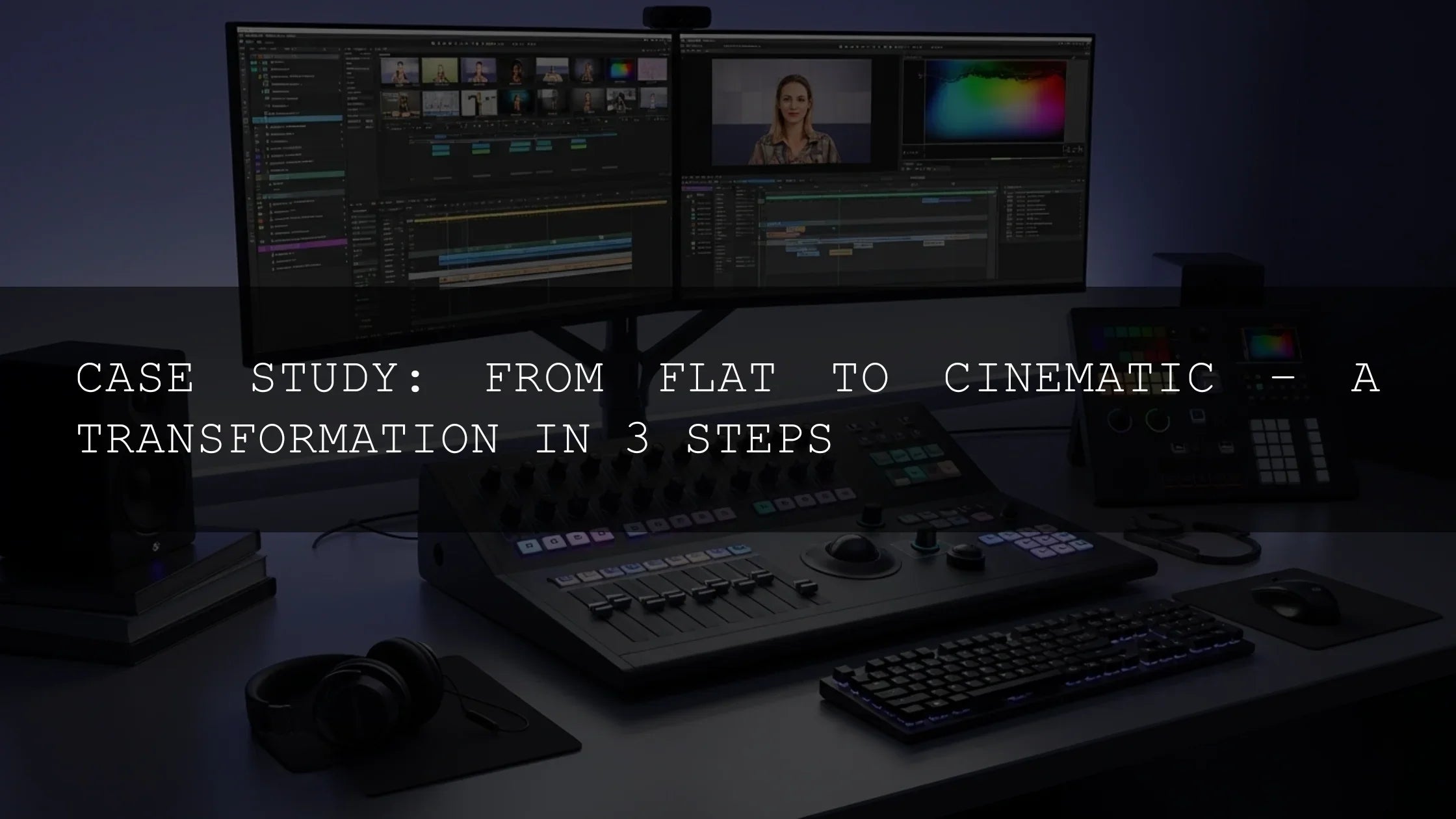 Case Study: From Flat to Cinematic – A Comprehensive 3-Step Transformation - AAA Presets