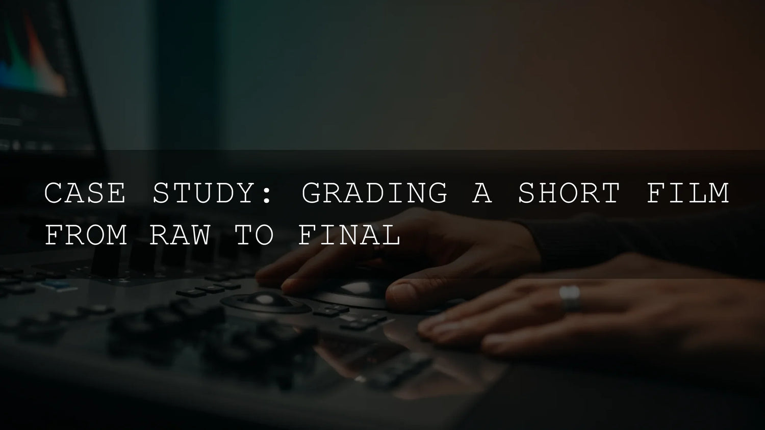 From Unseen Data to Unforgettable Story: A Deep Dive Case Study into Grading a Short Film from RAW to Final
