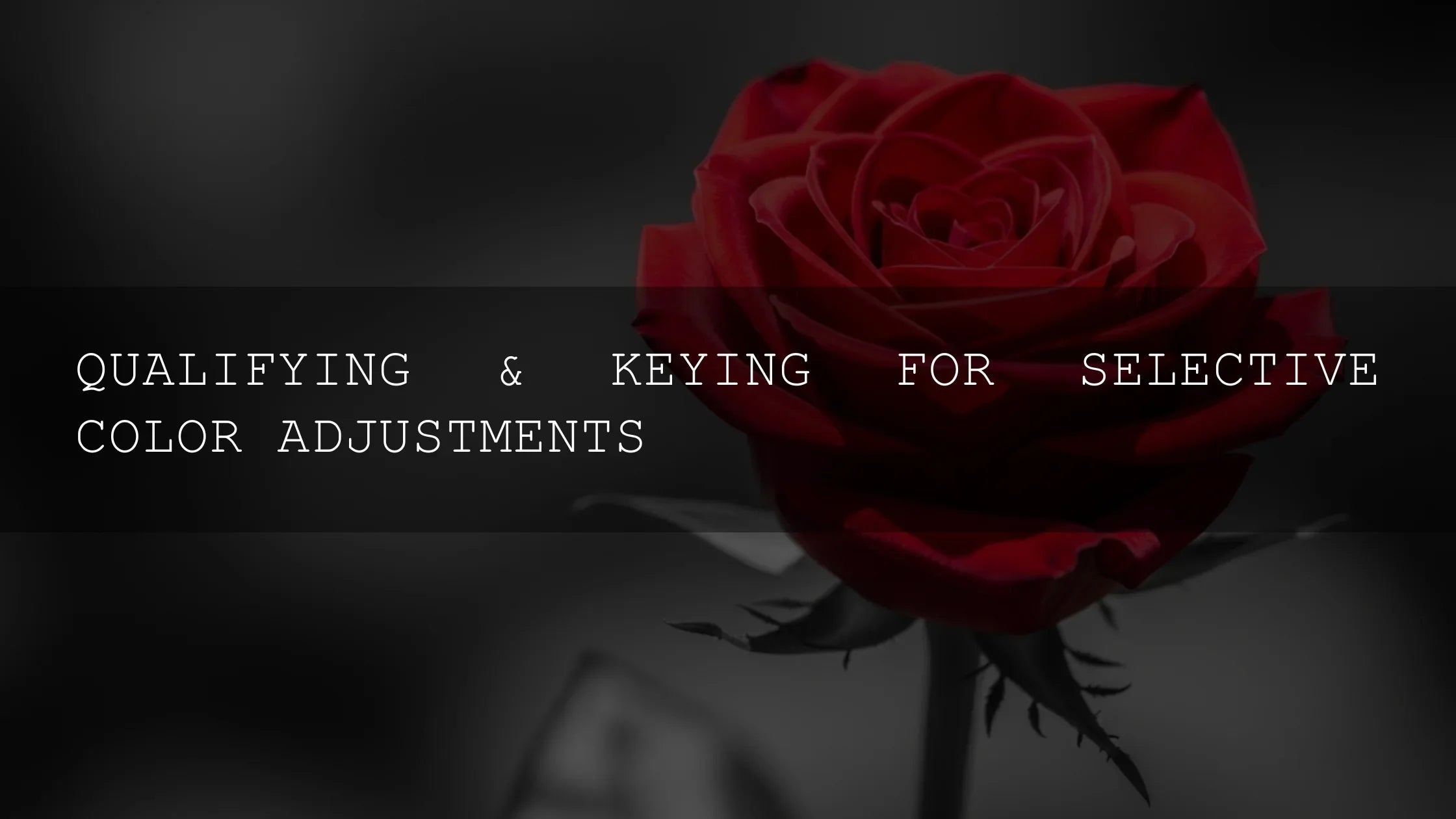 Unlock Stunning Visuals: The Ultimate Guide to Qualifying & Keying for Selective Color Adjustments - AAA Presets