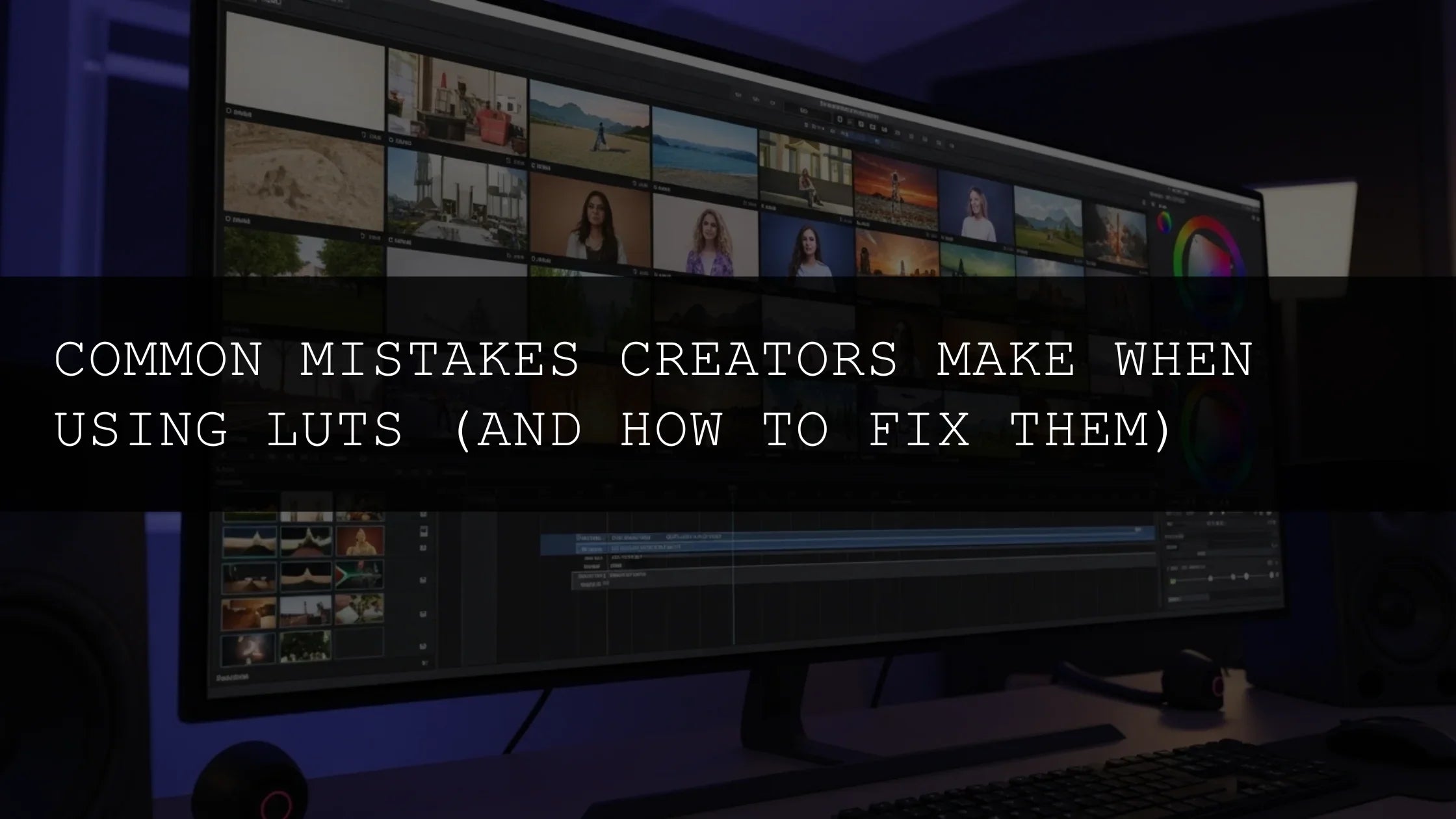 Common Mistakes Creators Make When Using LUTs (And How to Fix Them) - AAA Presets