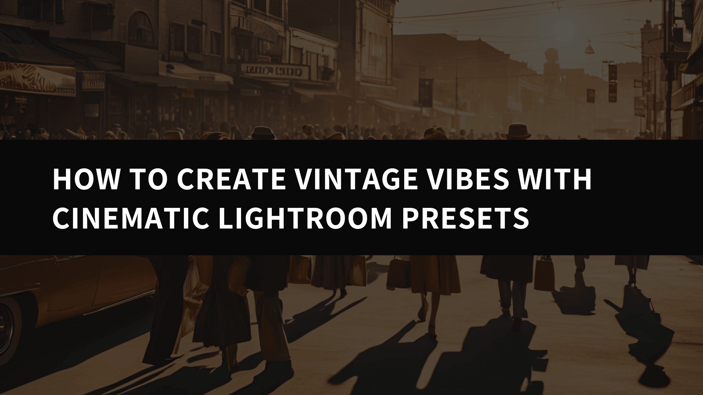 How to Create Vintage Vibes with Cinematic Lightroom Presets: A Guide to Mastering the Analog Look