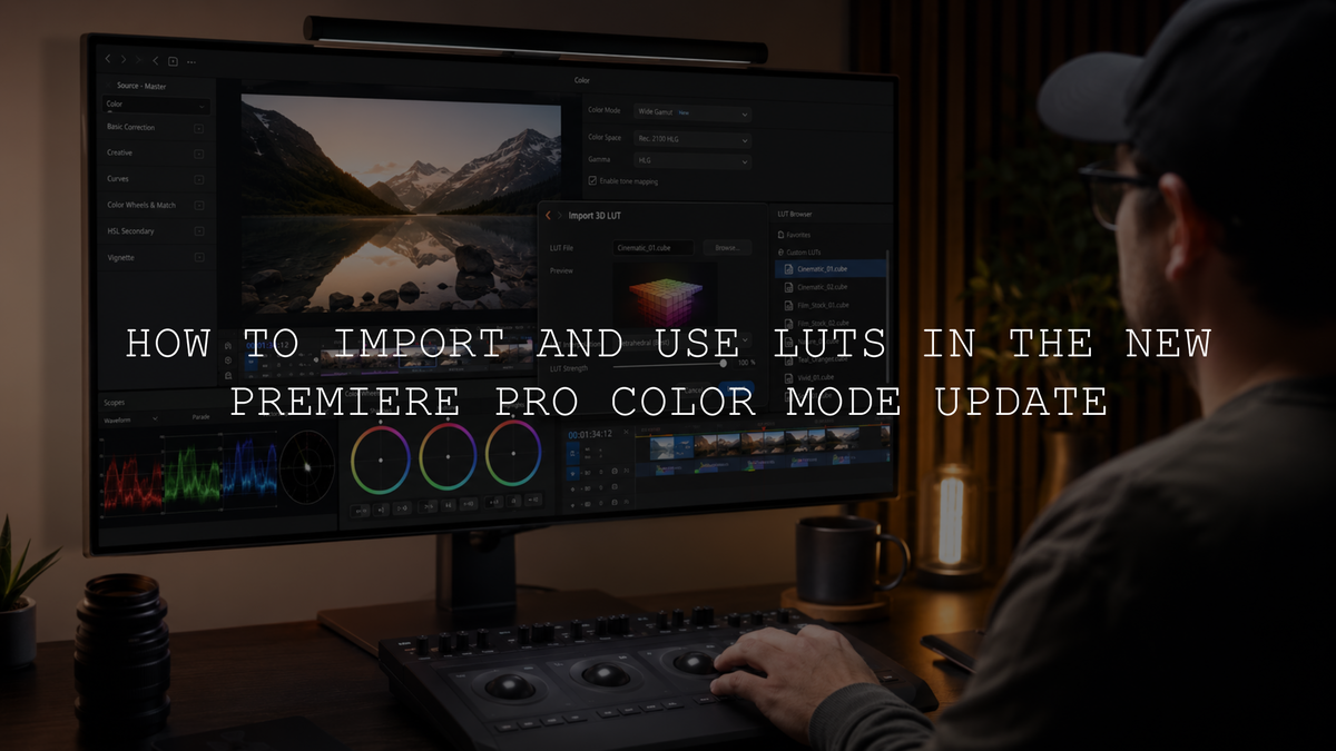 How to Import and Use LUTs in the New Premiere Pro Color Mode Update