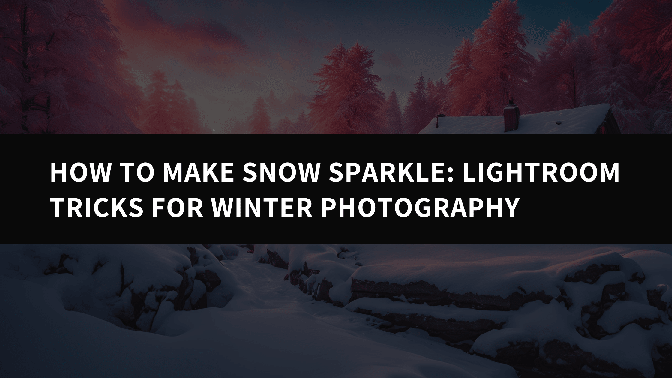 How to Make Snow Sparkle: Lightroom Tricks for Winter Photography