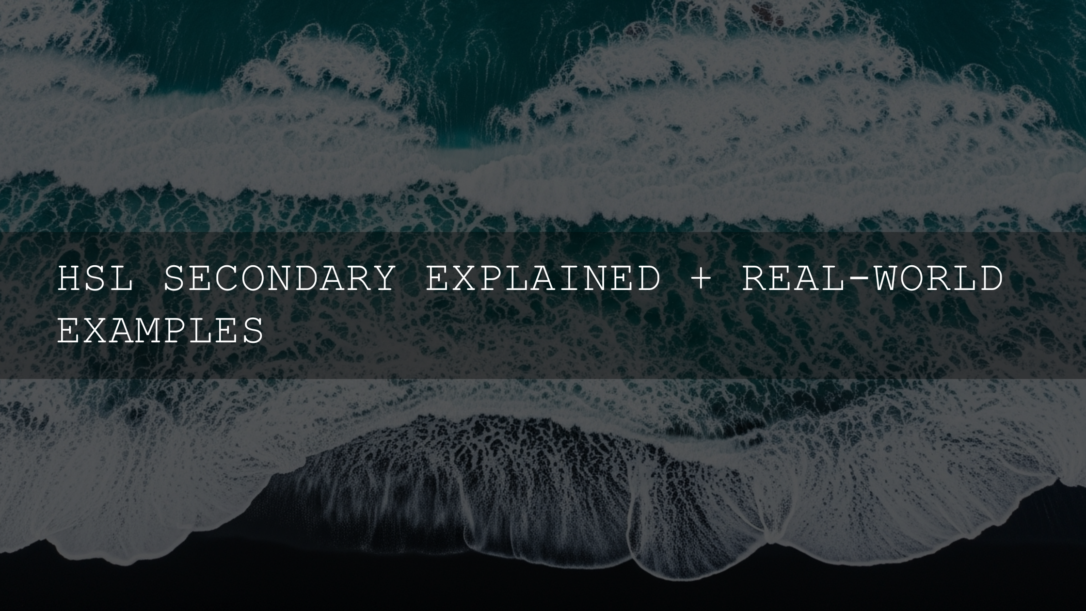 HSL Secondary Explained: Your Comprehensive Guide to the High School Journey - AAA Presets