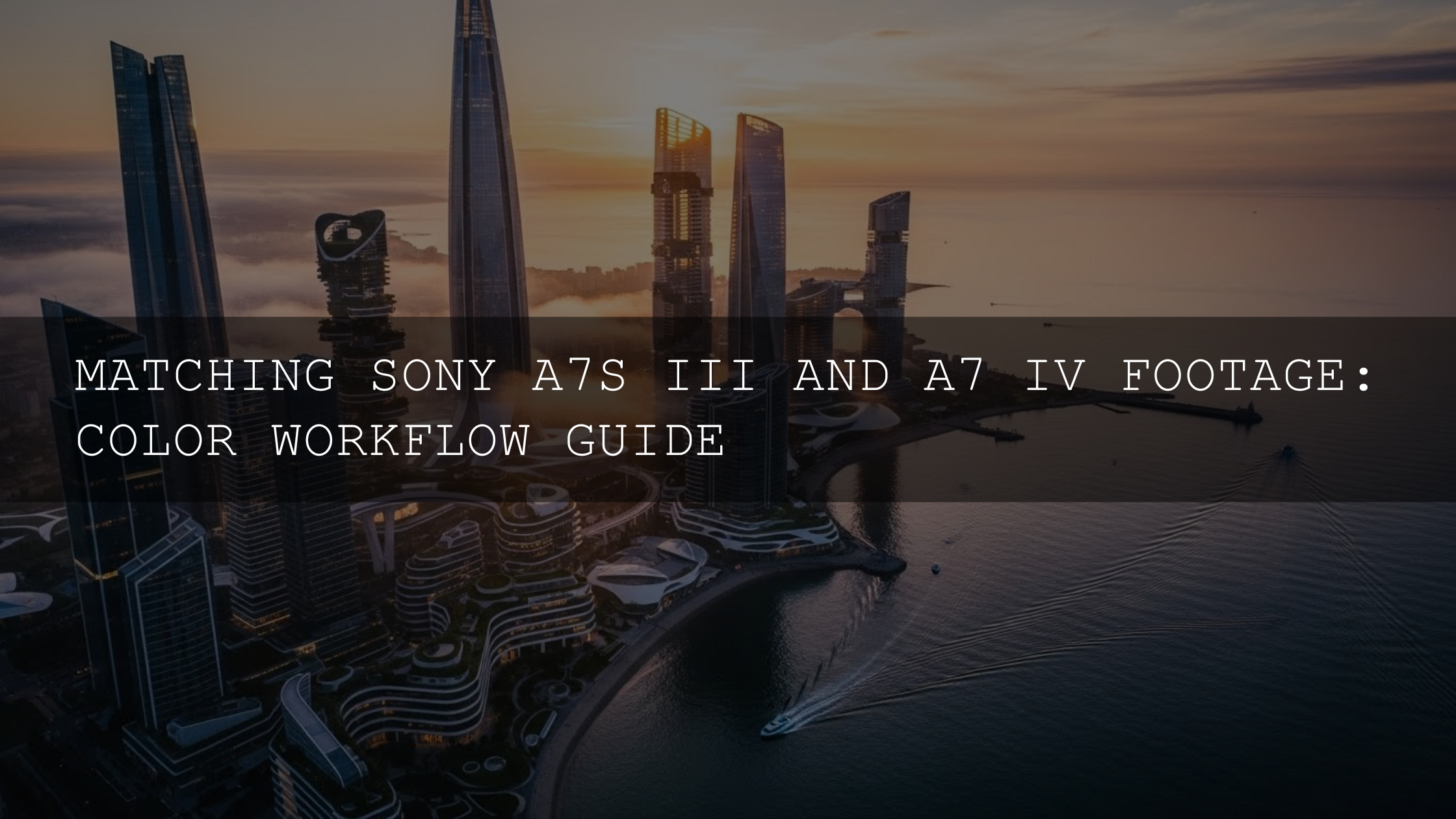 Mastering the Match: Your Comprehensive 2025 Guide to Harmonizing Sony A7S III and A7 IV Footage - AAA Presets