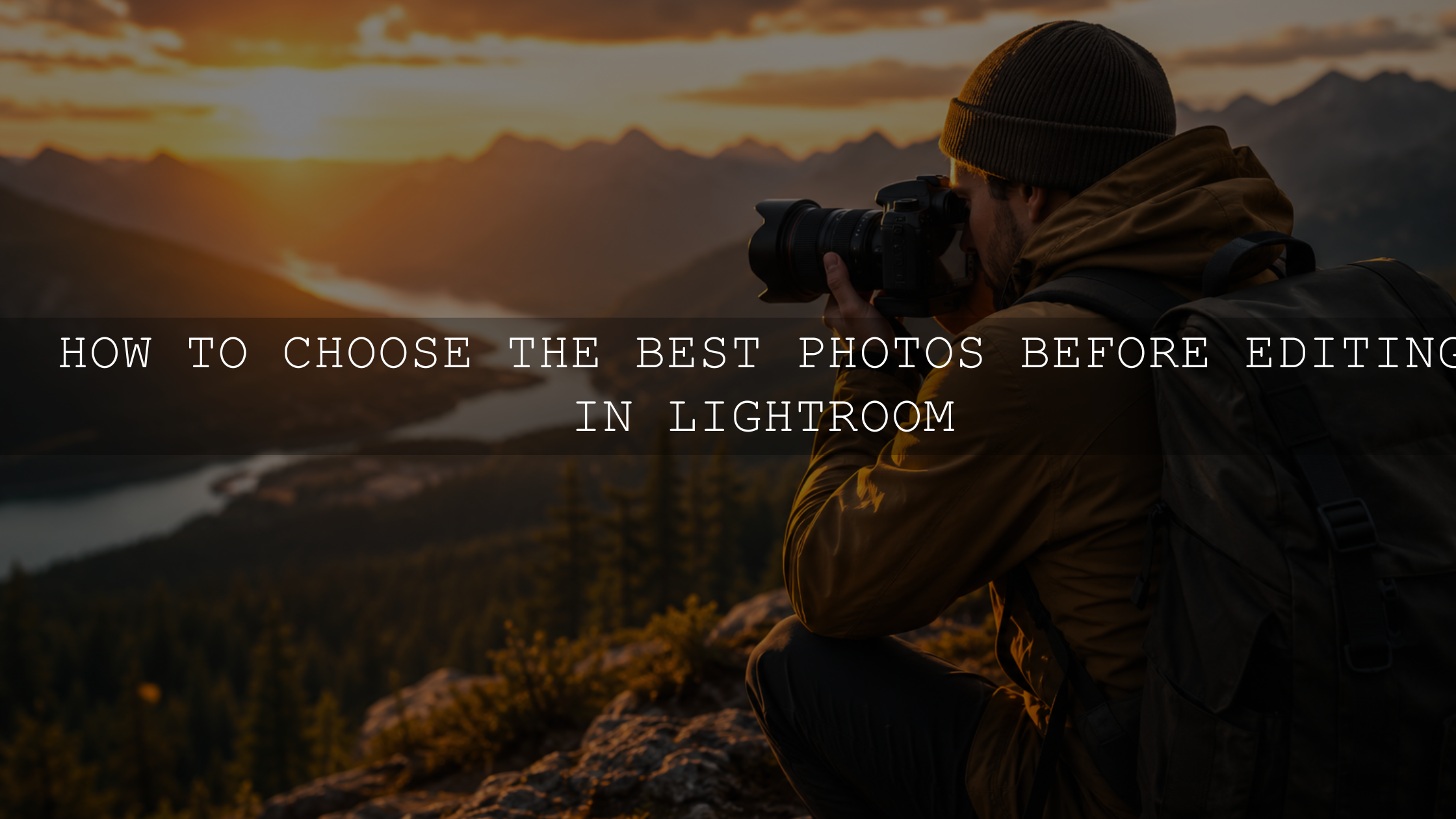 The Art of the Select: Mastering the Crucial Step of Choosing Your Best Photos Before Editing