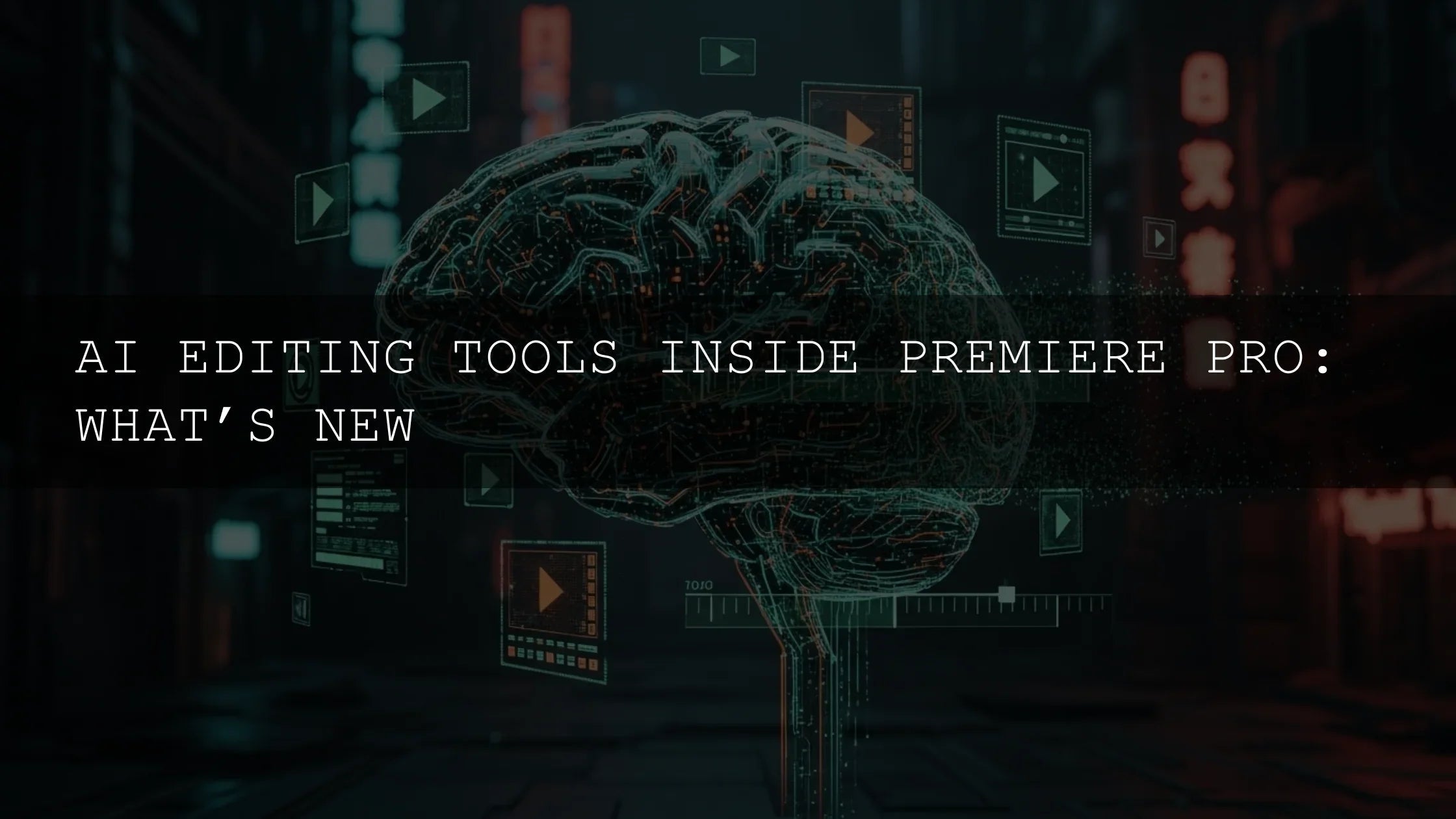 The Future is Now: Mastering AI Editing Tools in Adobe Premiere Pro and Beyond - AAA Presets