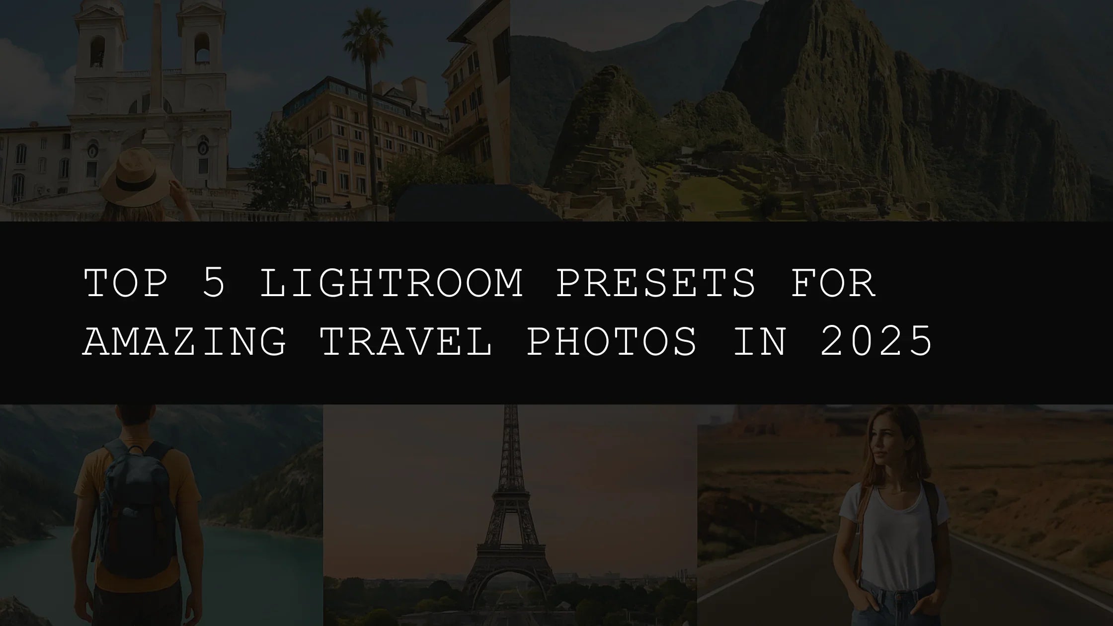 Top 5 Lightroom Presets for Amazing Travel Photos in 2025 - AAA Presets