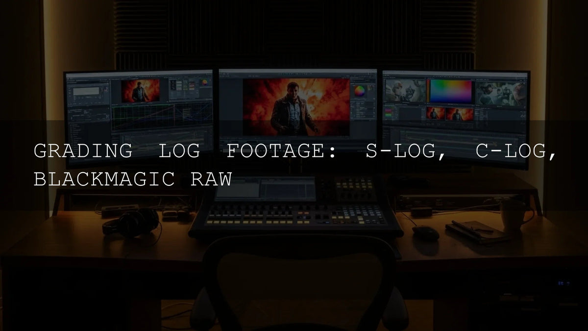 Unleash Your Inner Colorist: Deep Dive into S-Log, C-Log, and Blackmagic RAW - AAA Presets