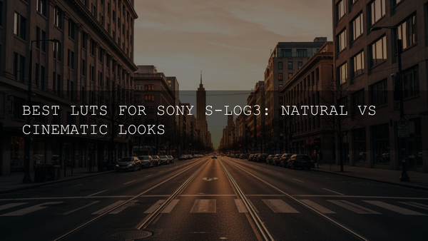 Sony Slog 3 Example Master Your Sony S-Log3 Footage: Top LUTs for Natural & Cinematic Looks ...