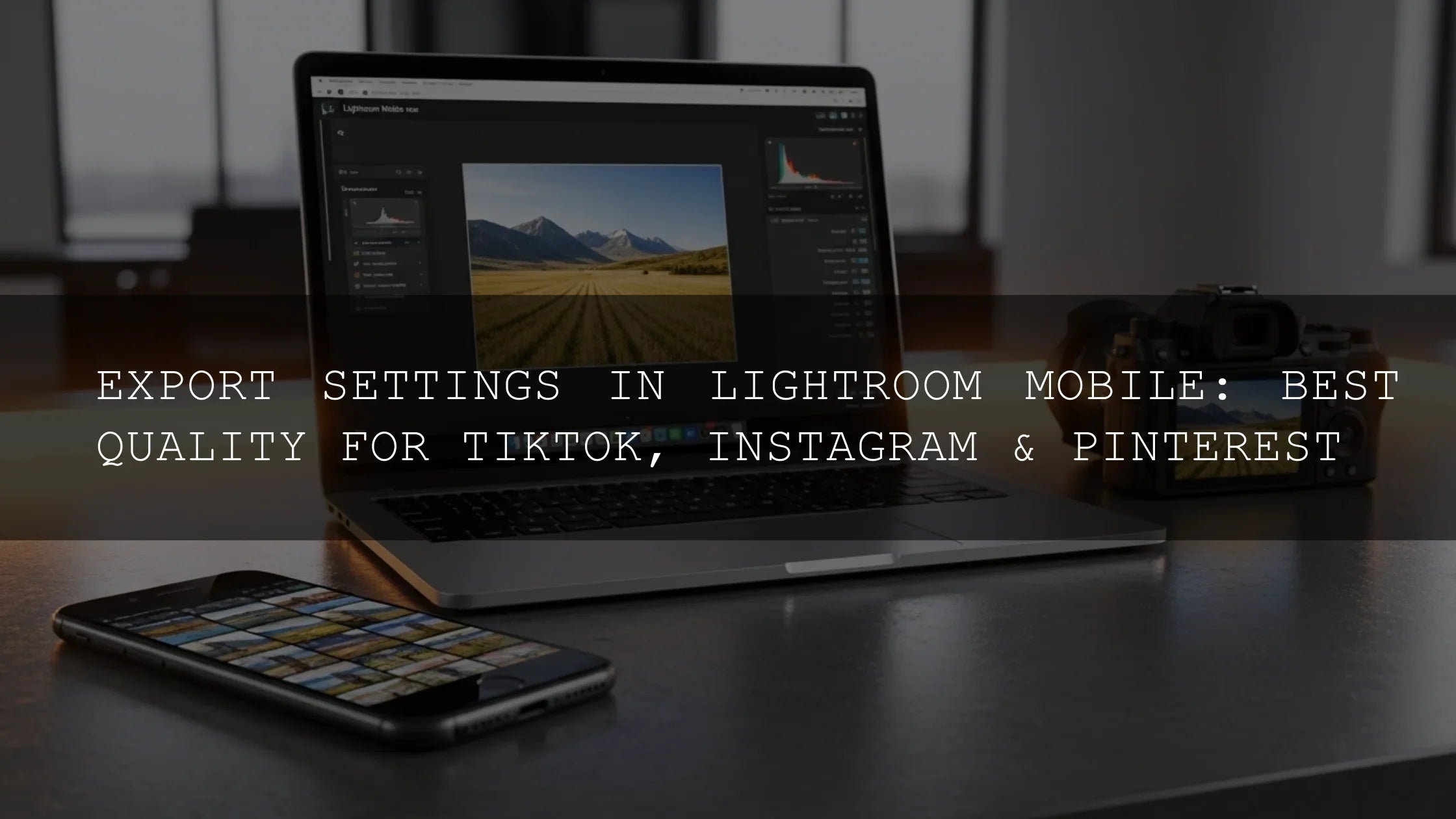 Unlock Viral Visuals: The Ultimate Guide to Lightroom Mobile Export Settings for TikTok, Instagram & Pinterest in 2025 - AAA Presets