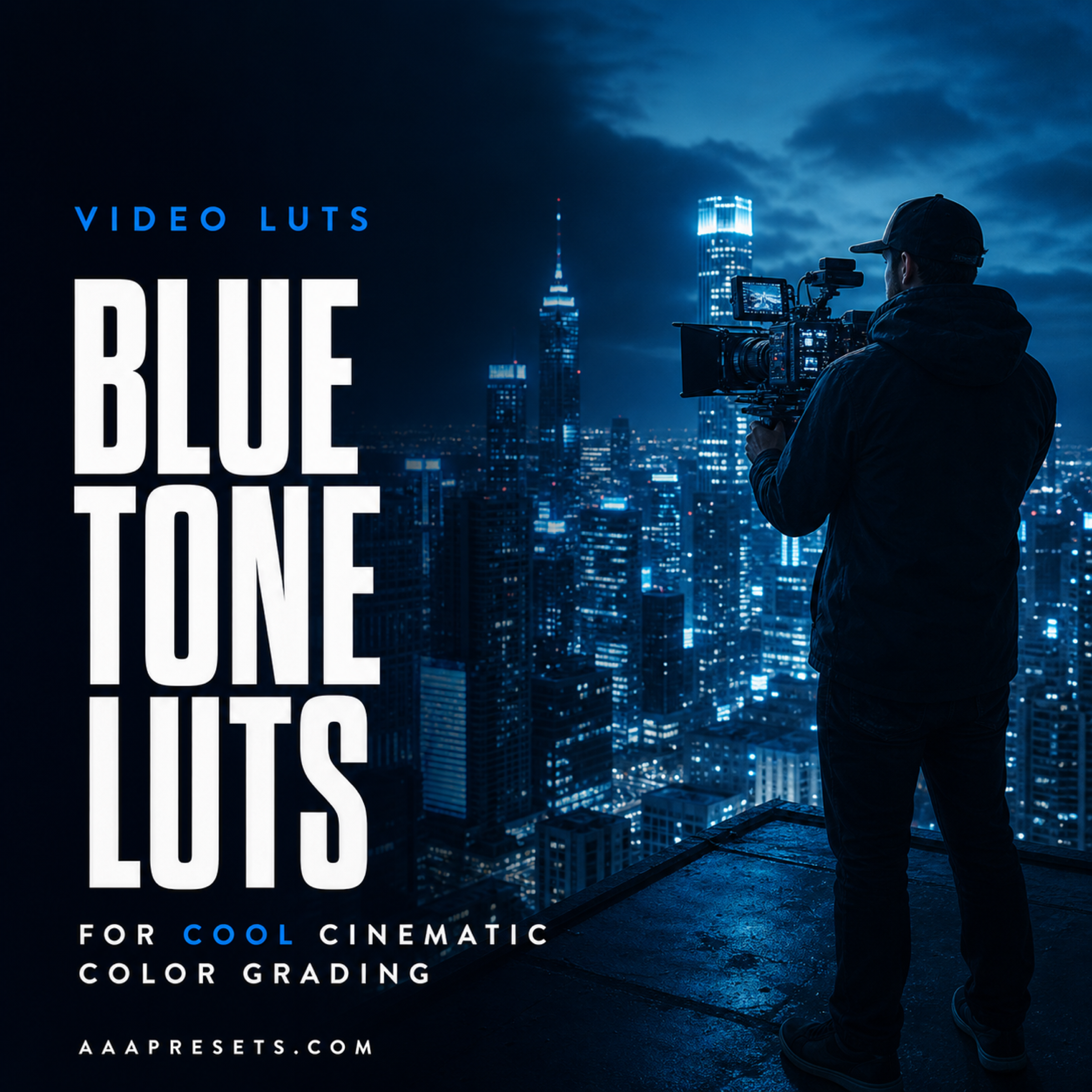 Blue Tone LUTs for Cool Cinematic Color Grading