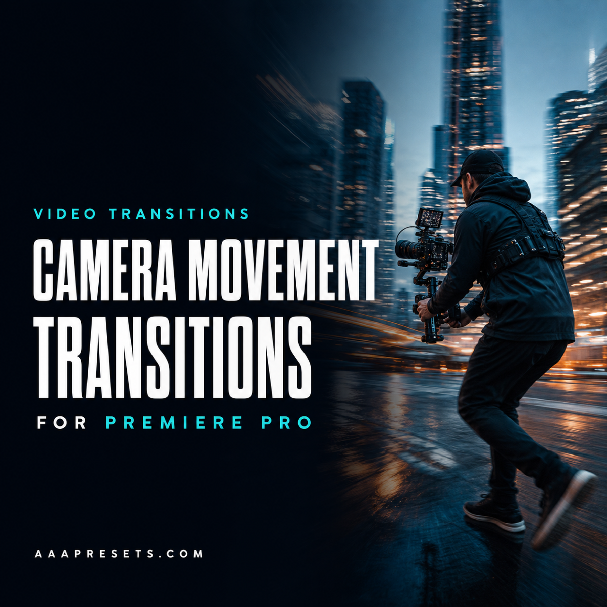 Camera Movement Transitions for Premiere Pro