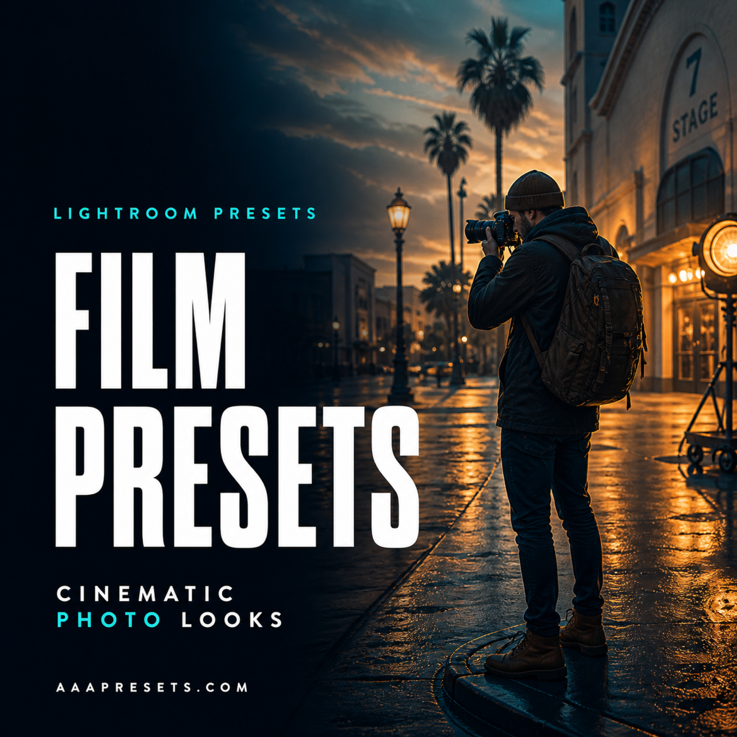 Cinematic Film Lightroom Presets For Mobile and Desktop - AAA Presets