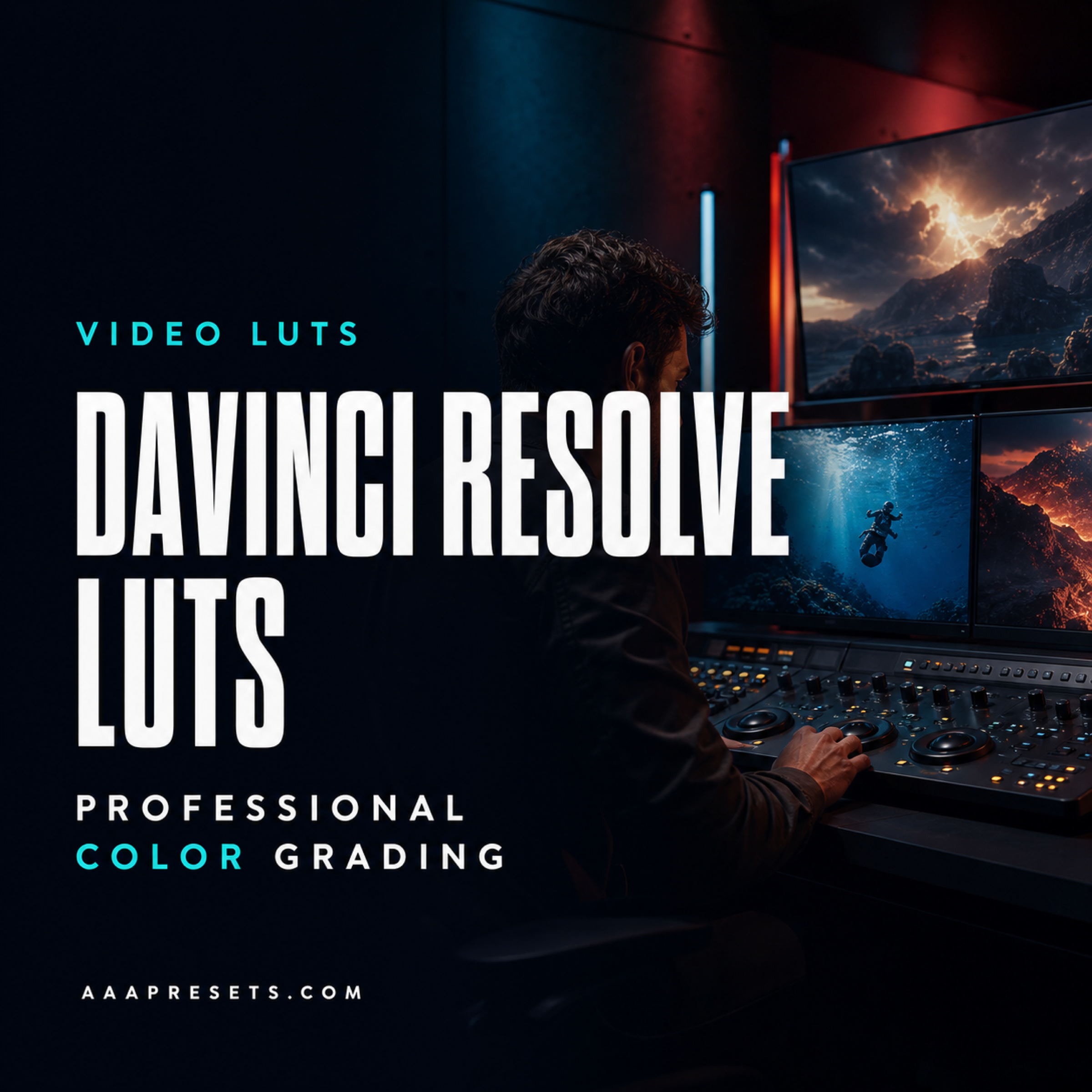 Cinematic LUTs for DaVinci Resolve - AAA Presets