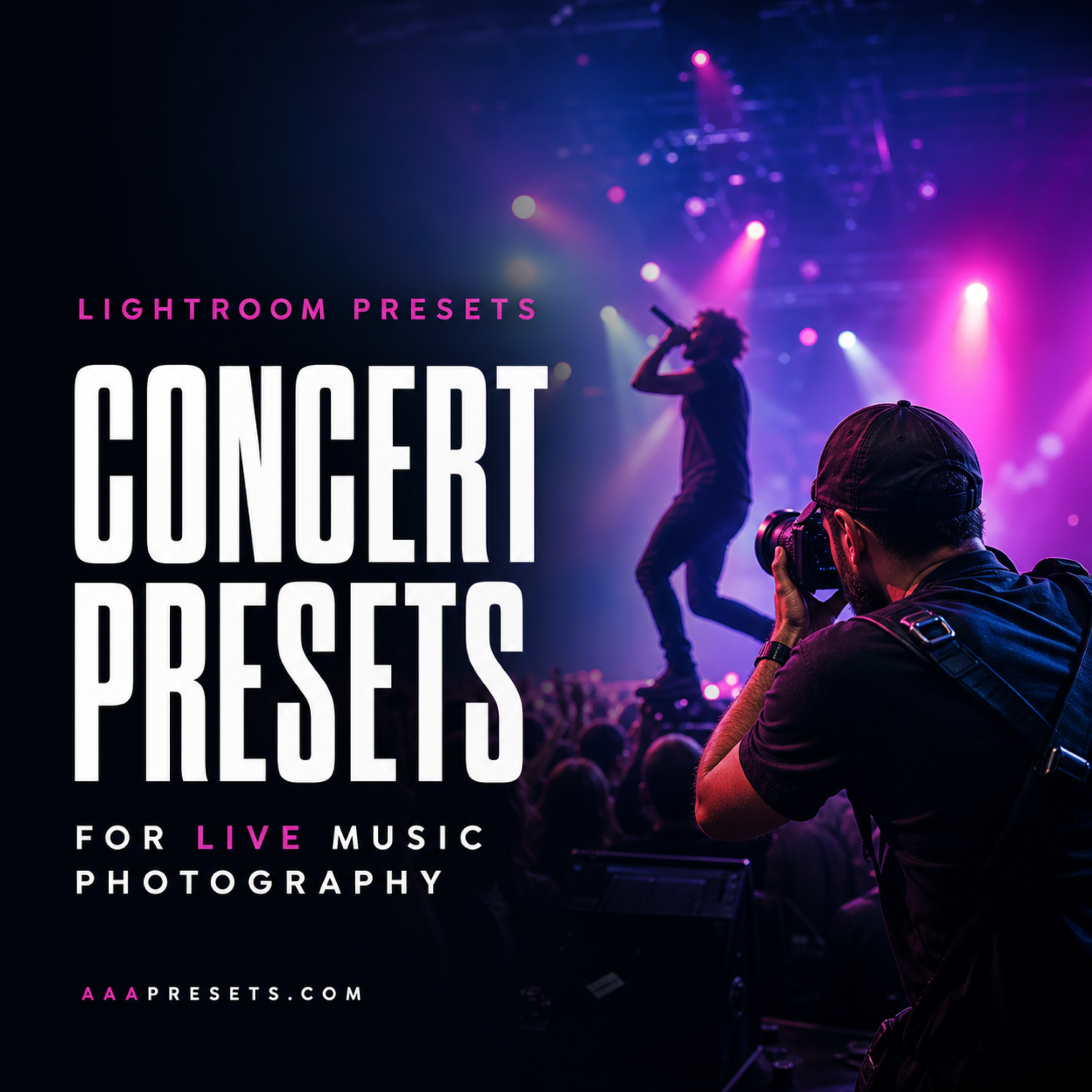 Concert Lightroom Presets for Live Music Photography