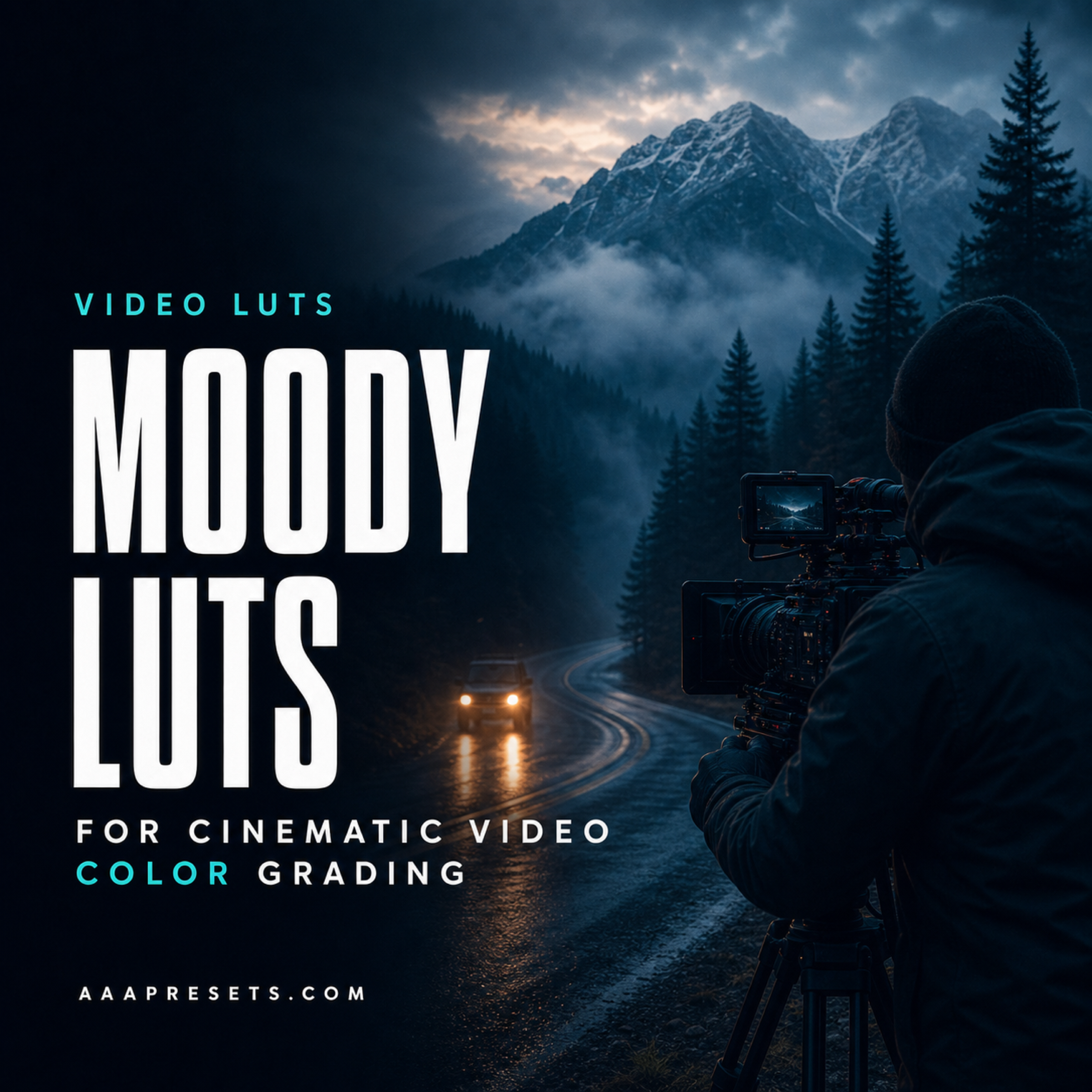 Moody LUTs for Cinematic Video Color Grading