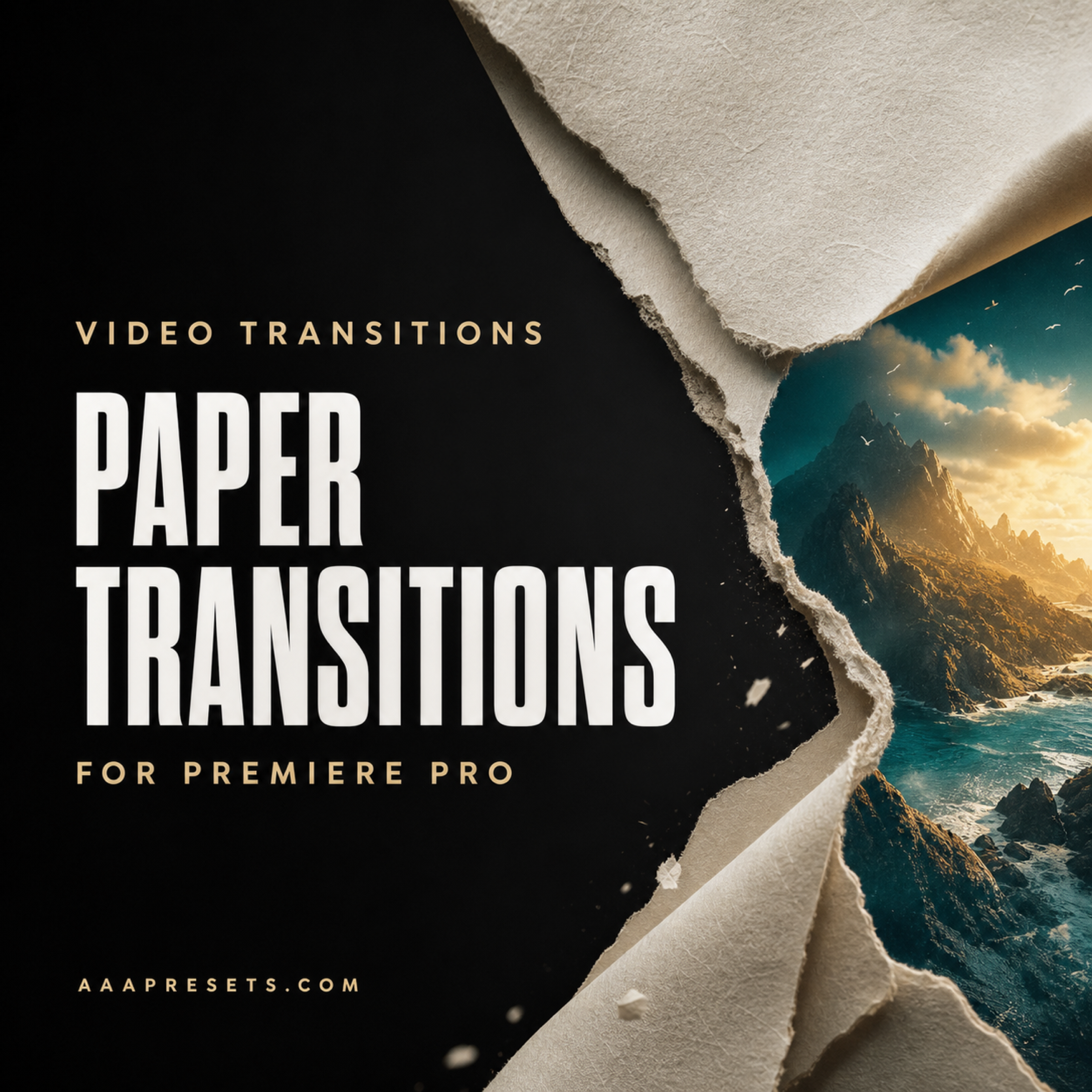 Paper Transitions for Premiere Pro