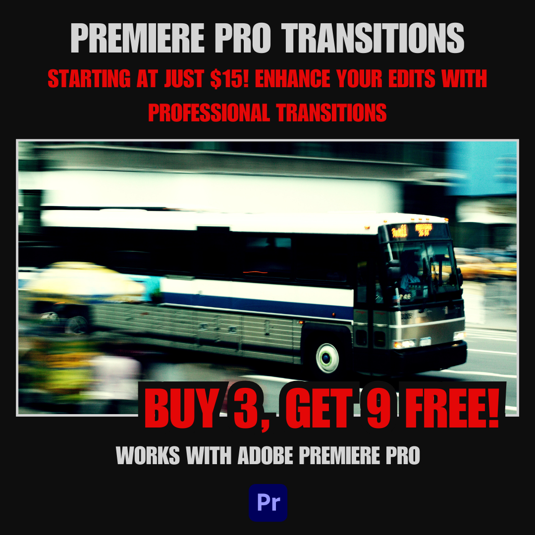 Premiere Pro Transitions for Reels, Shorts, & TikToks!