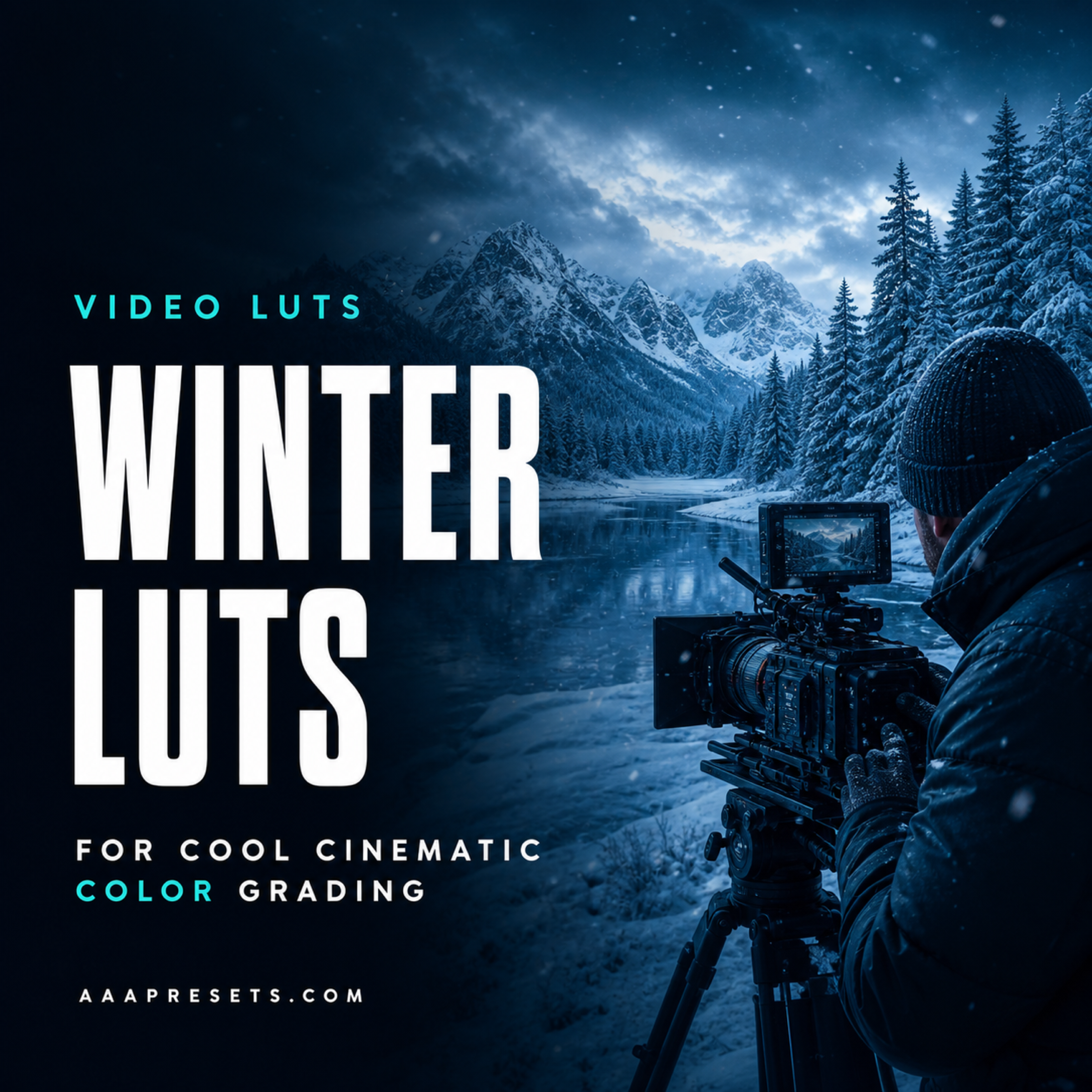 Winter LUTs for Cool Cinematic Video Color Grading