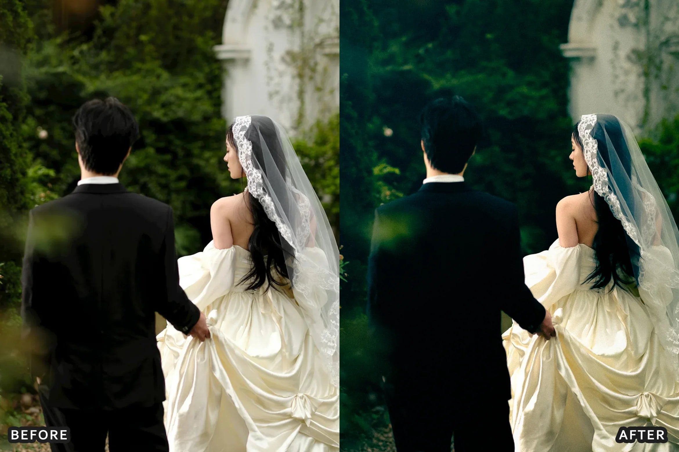 100+ AI-Optimized Cinematic Wedding Lightroom Presets Bundle