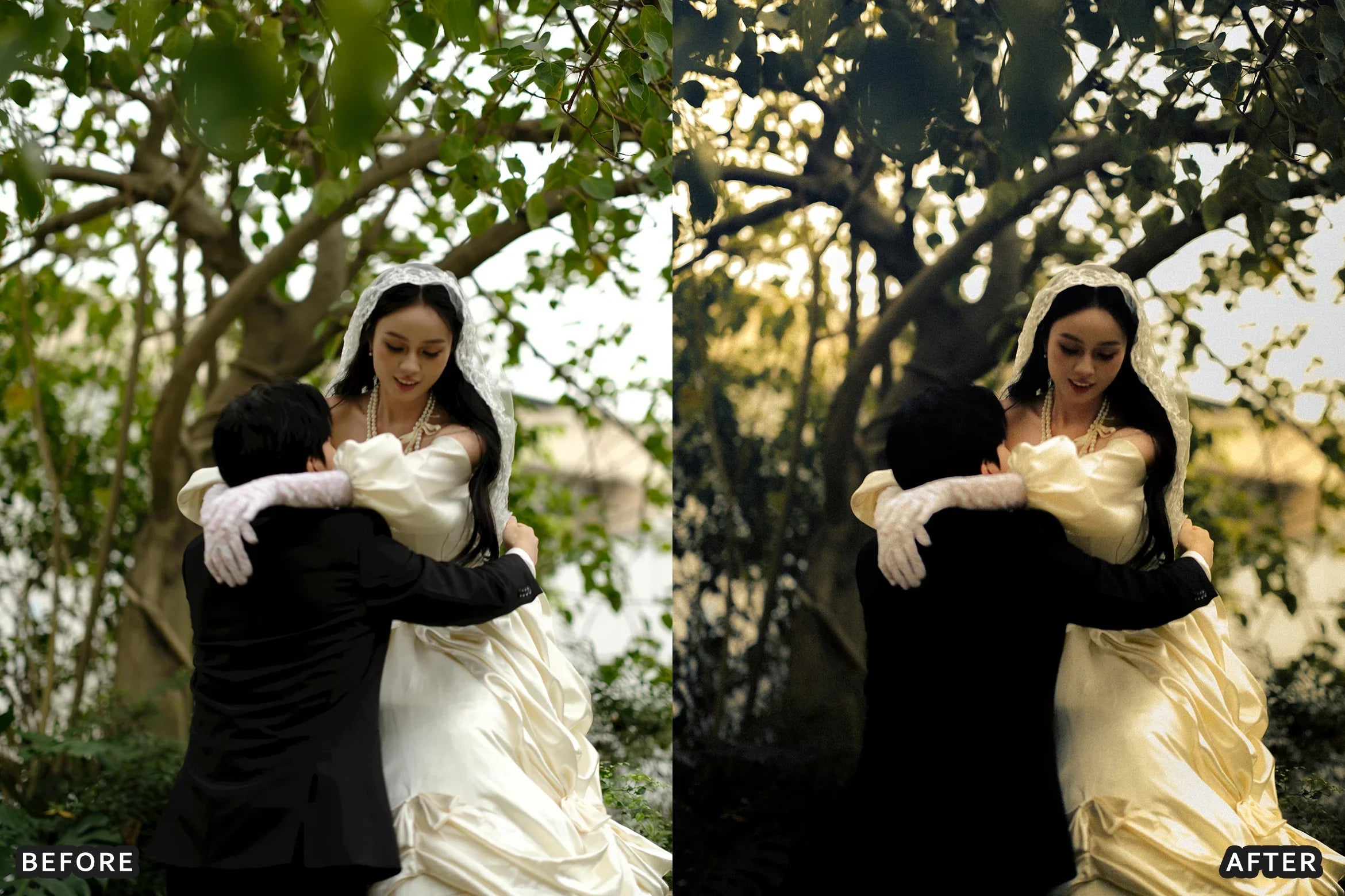 100+ AI-Optimized Cinematic Wedding Lightroom Presets Bundle