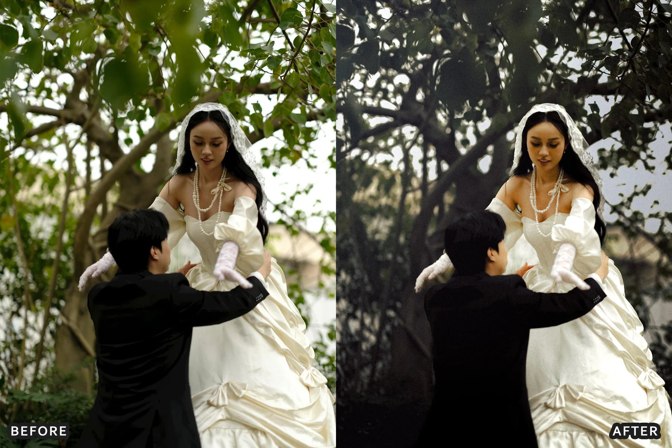 100+ AI-Optimized Cinematic Wedding Lightroom Presets Bundle