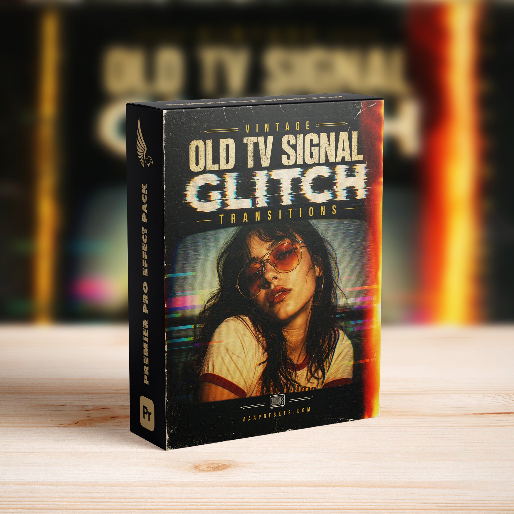 Vintage CRT Signal Transitions for Premiere Pro for Reels, Shorts & TikTok