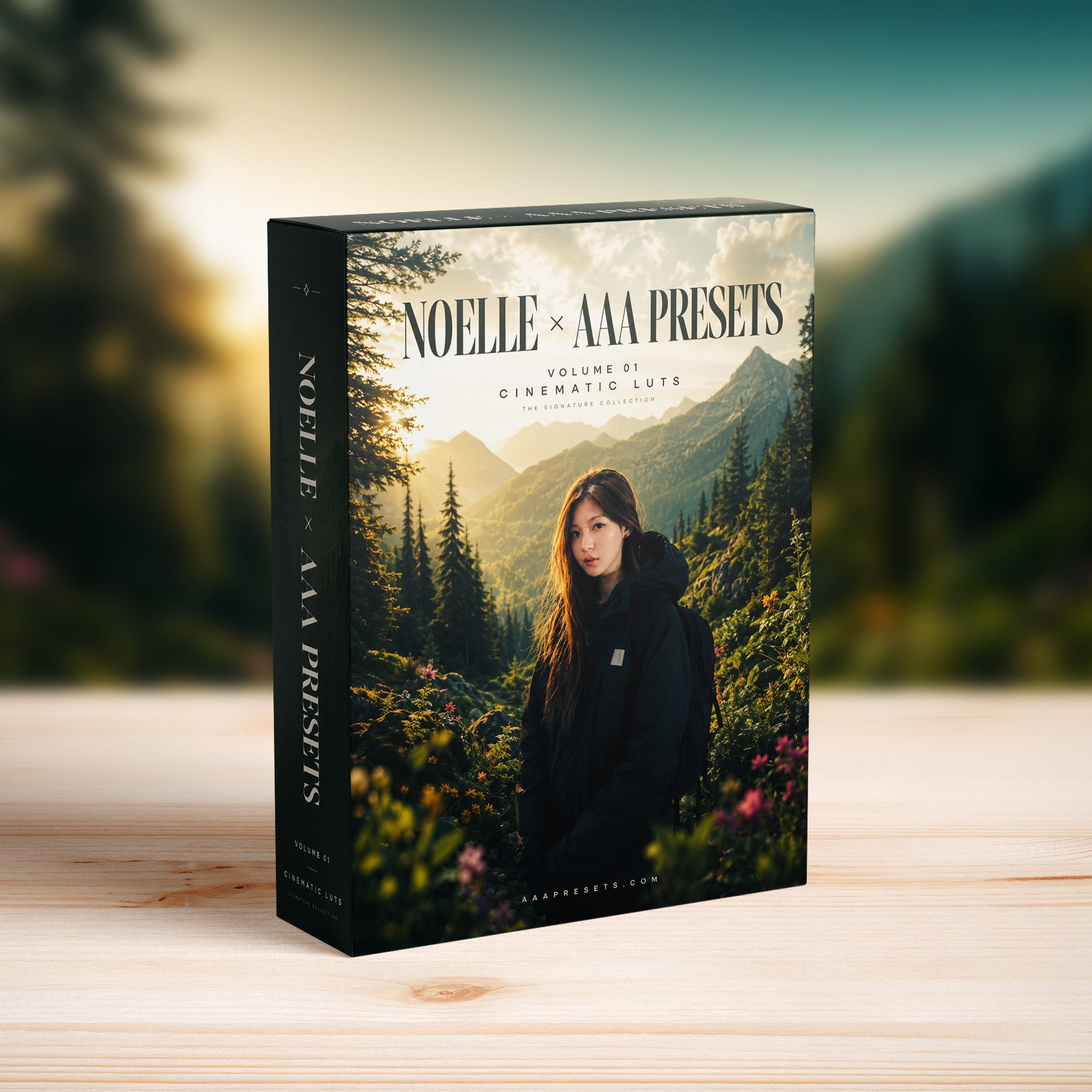 NOELLE × AAA PRESETS: Evergreen Odyssey LUTs Vol. 1